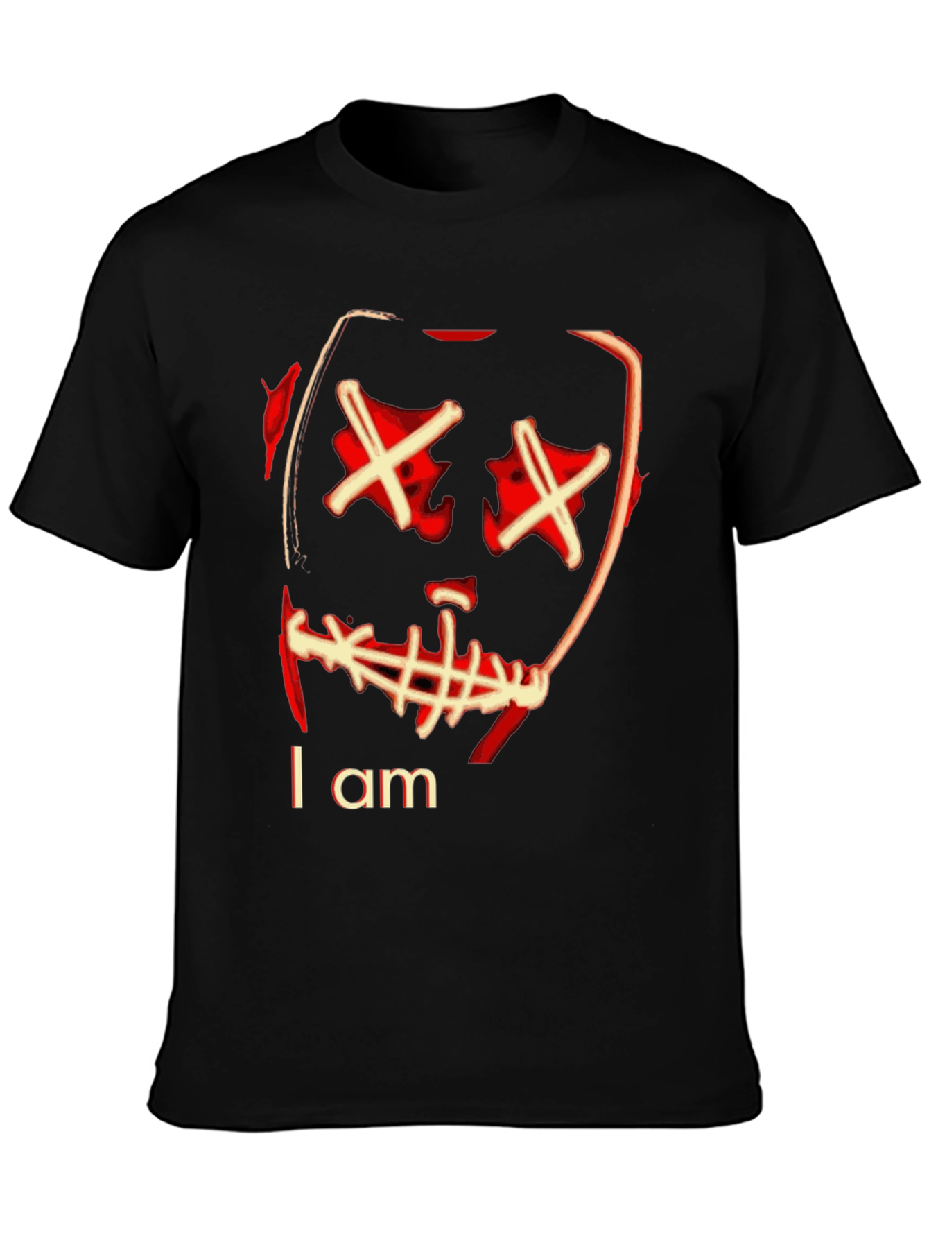 Camiseta Negra con Diseño Gráfico I am
