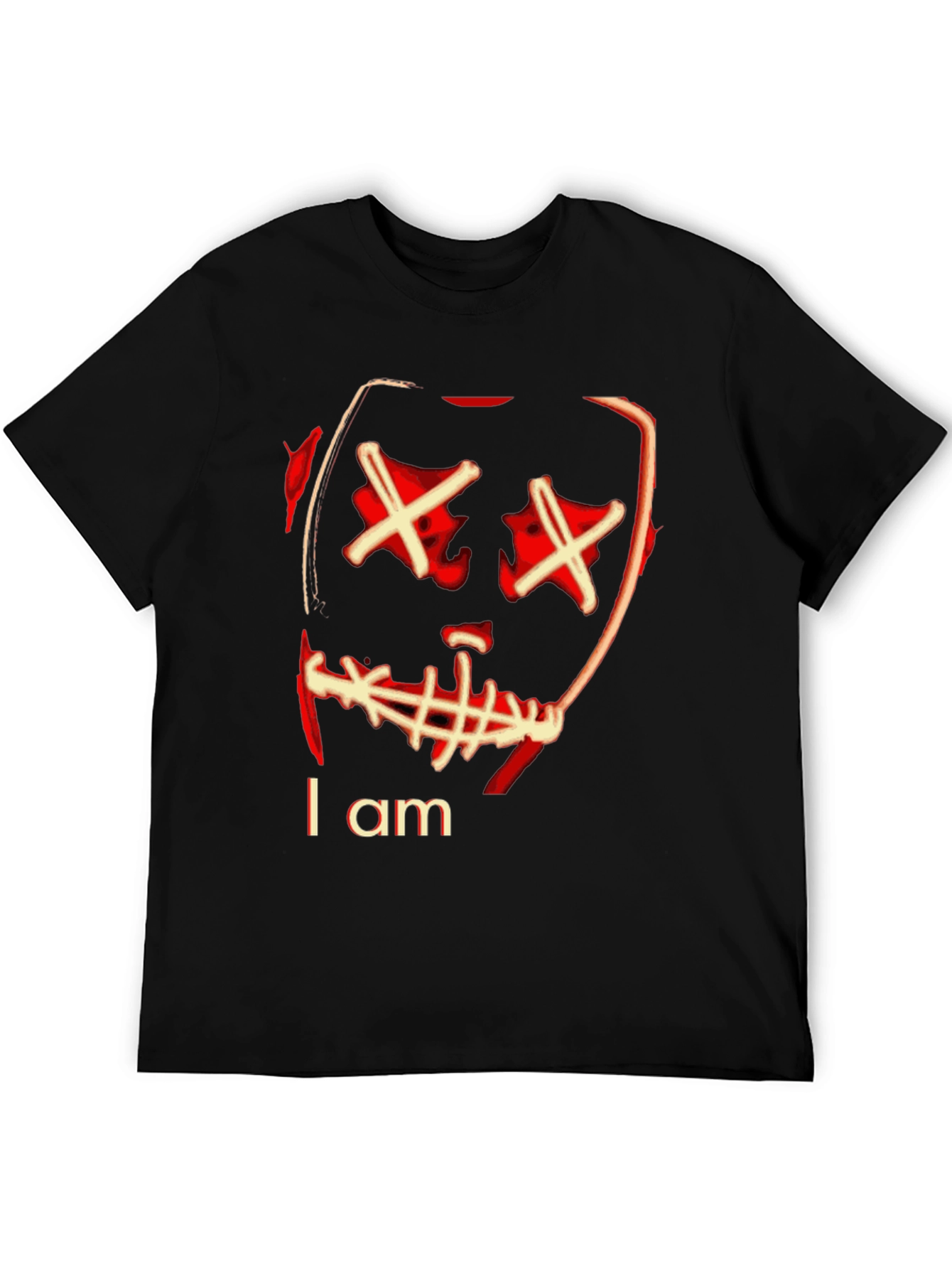 Camiseta Negra con Diseño Gráfico I am