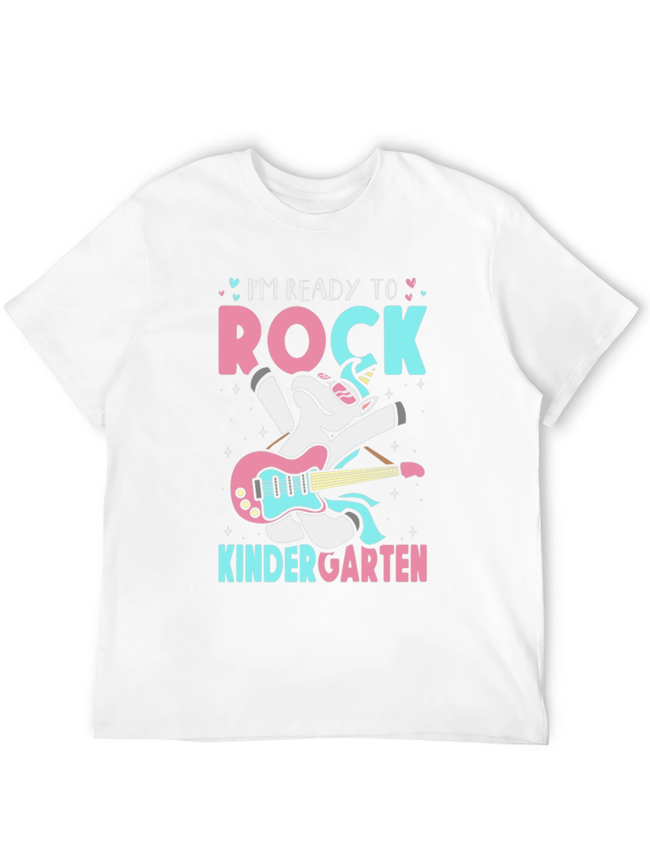 Camiseta Ready to Rock para Kindergarten