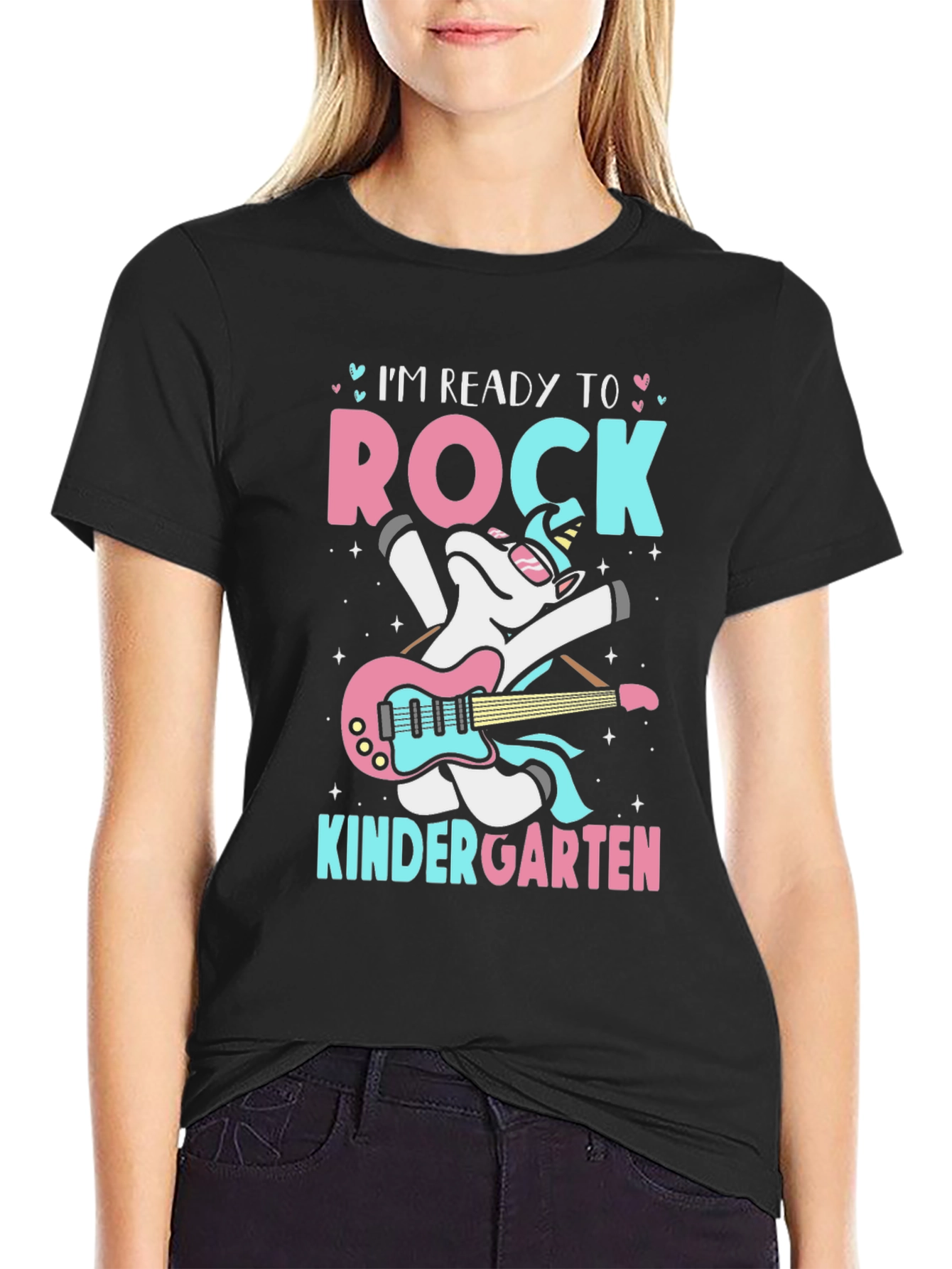 Camiseta Ready to Rock para Kindergarten