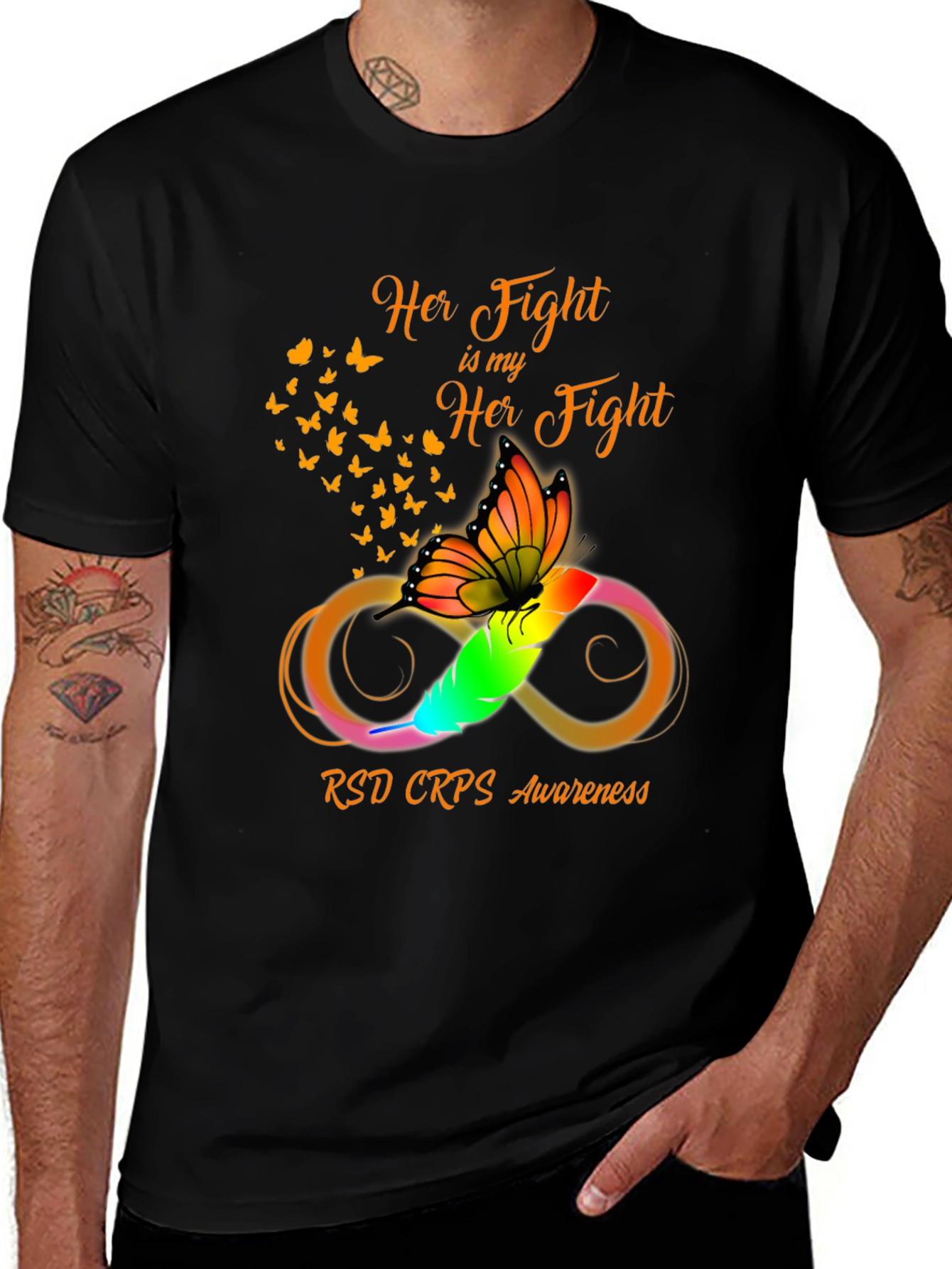 Camiseta RSD CRPS Awareness: Su Lucha es Mi Lucha