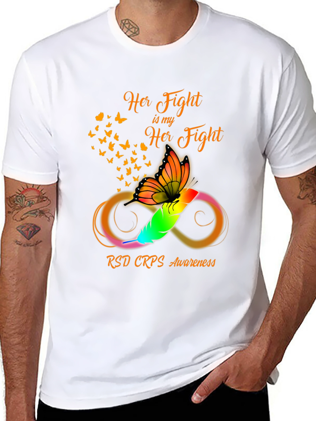 Camiseta RSD CRPS Awareness: Su Lucha es Mi Lucha