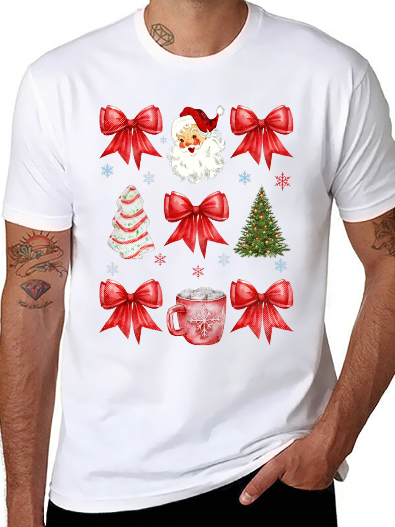 Camiseta Navideña con Diseño Festivo