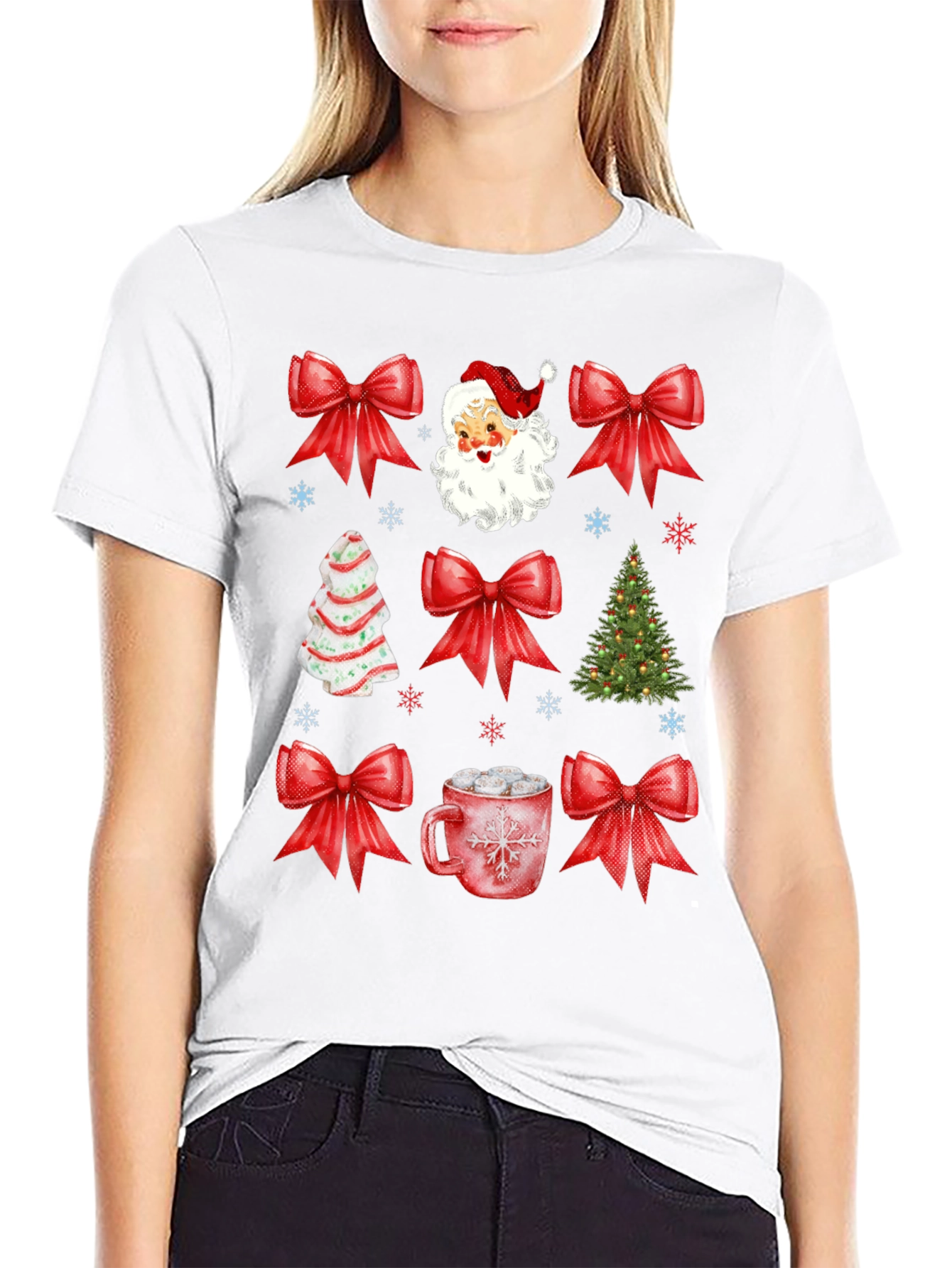 Camiseta Navideña con Diseño Festivo