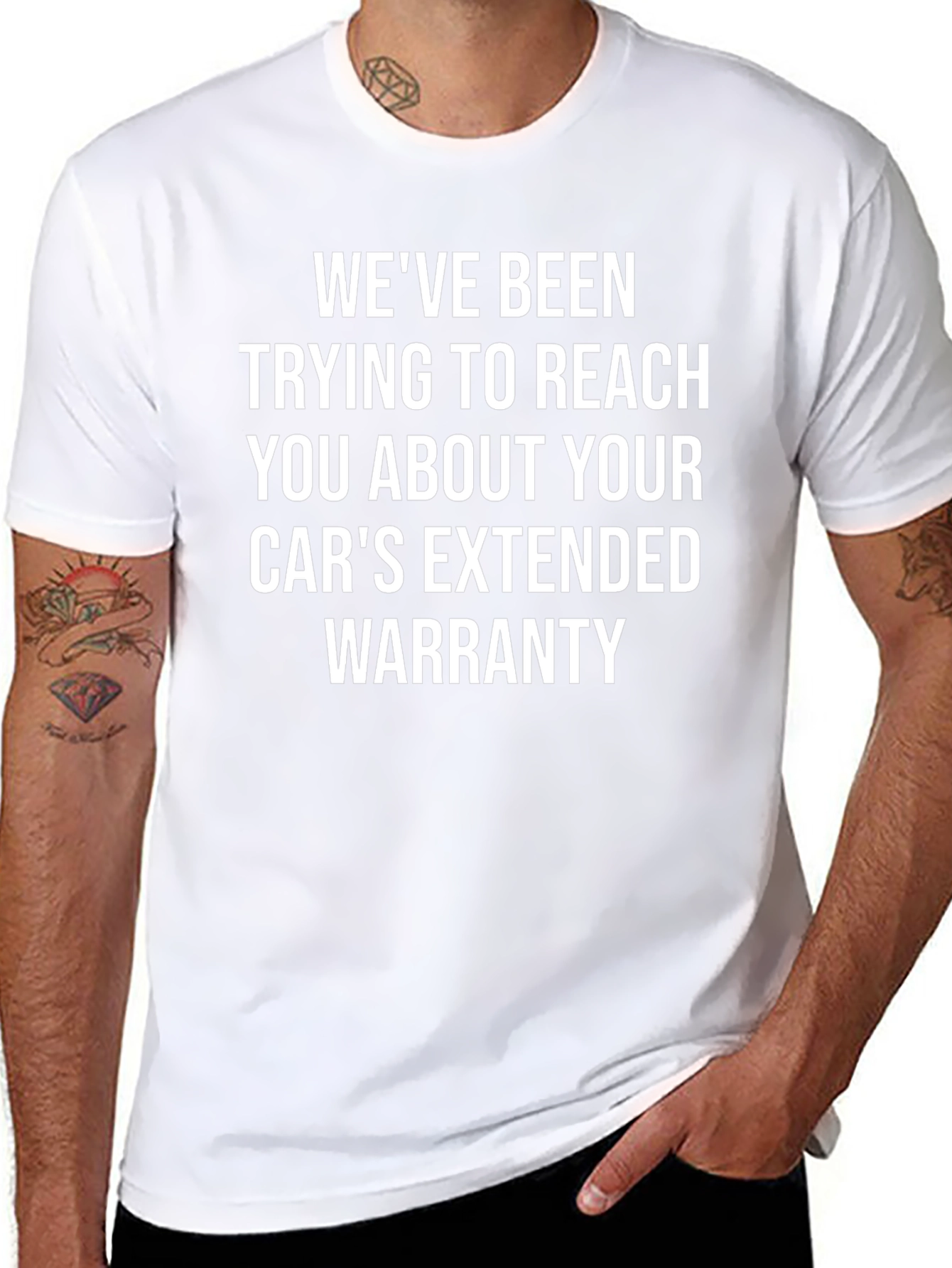 Camiseta Negra: ¡Garantía Extendida de Coche!