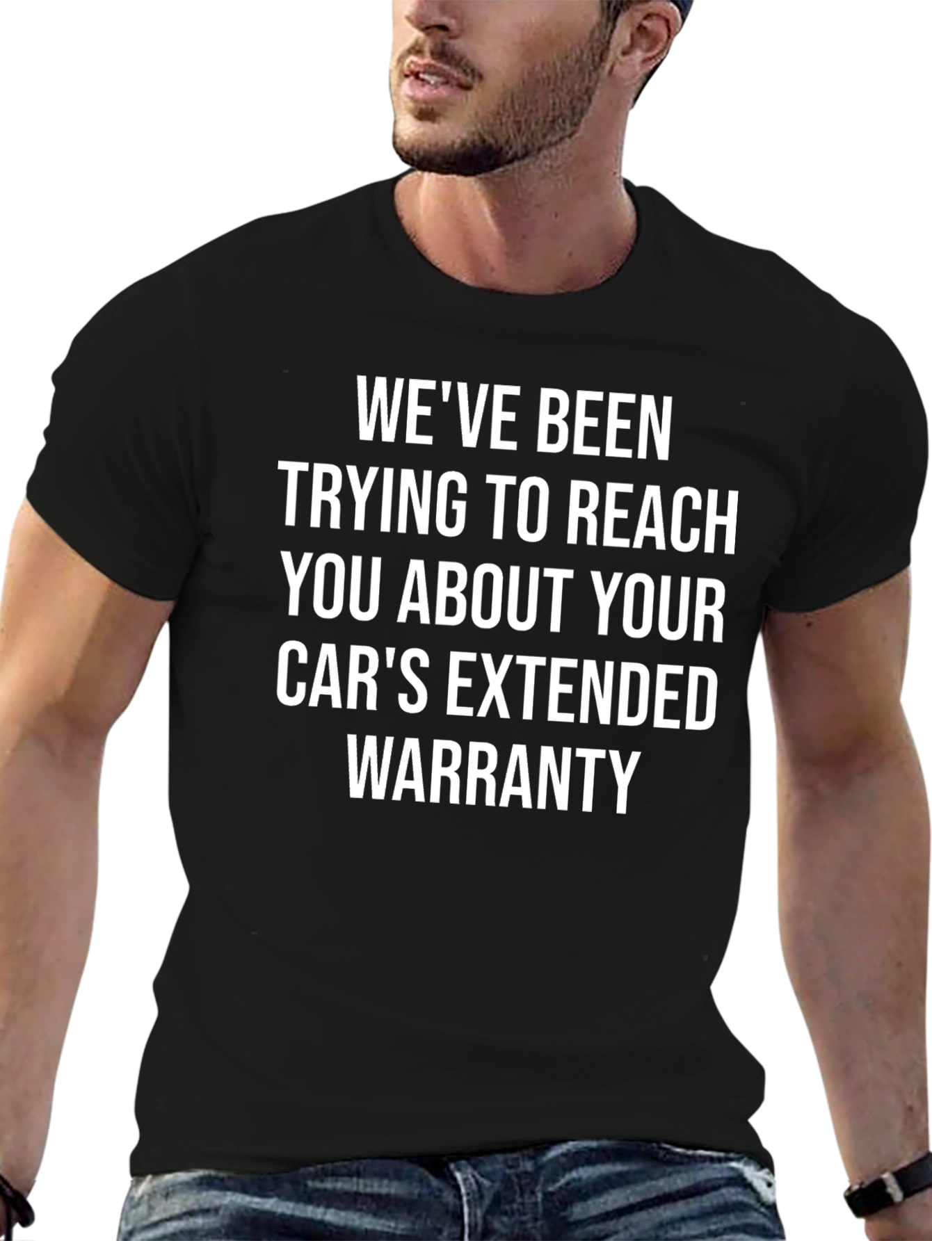 Camiseta Negra: ¡Garantía Extendida de Coche!