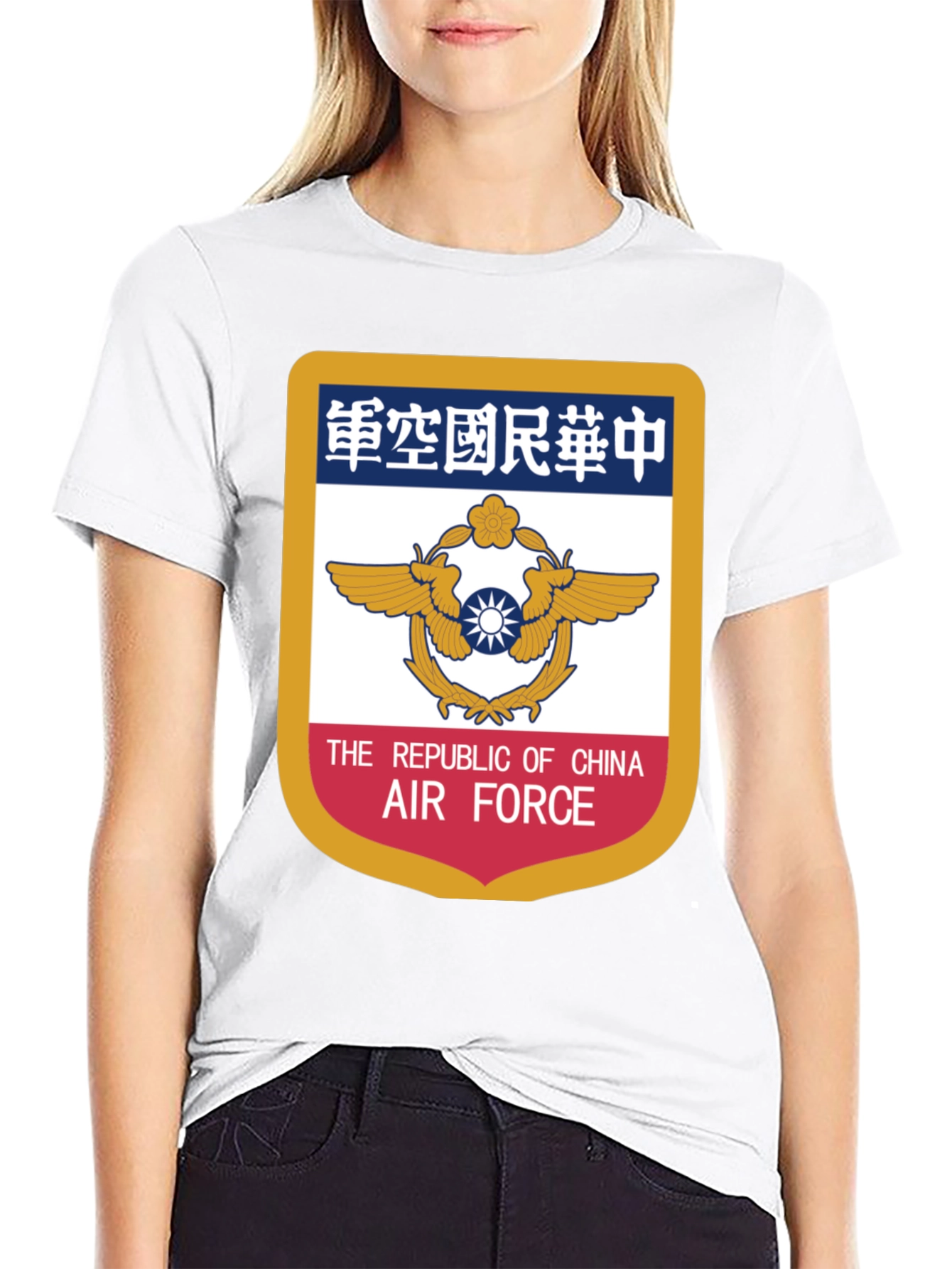 Camiseta Negra Fuerza Aérea República de China