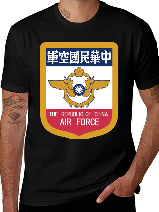 Camiseta Negra Fuerza Aérea República de China
