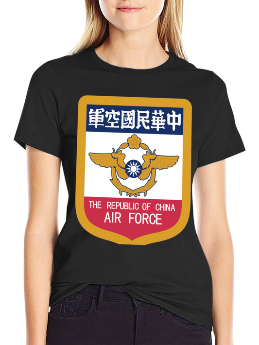 Camiseta Negra Fuerza Aérea República de China