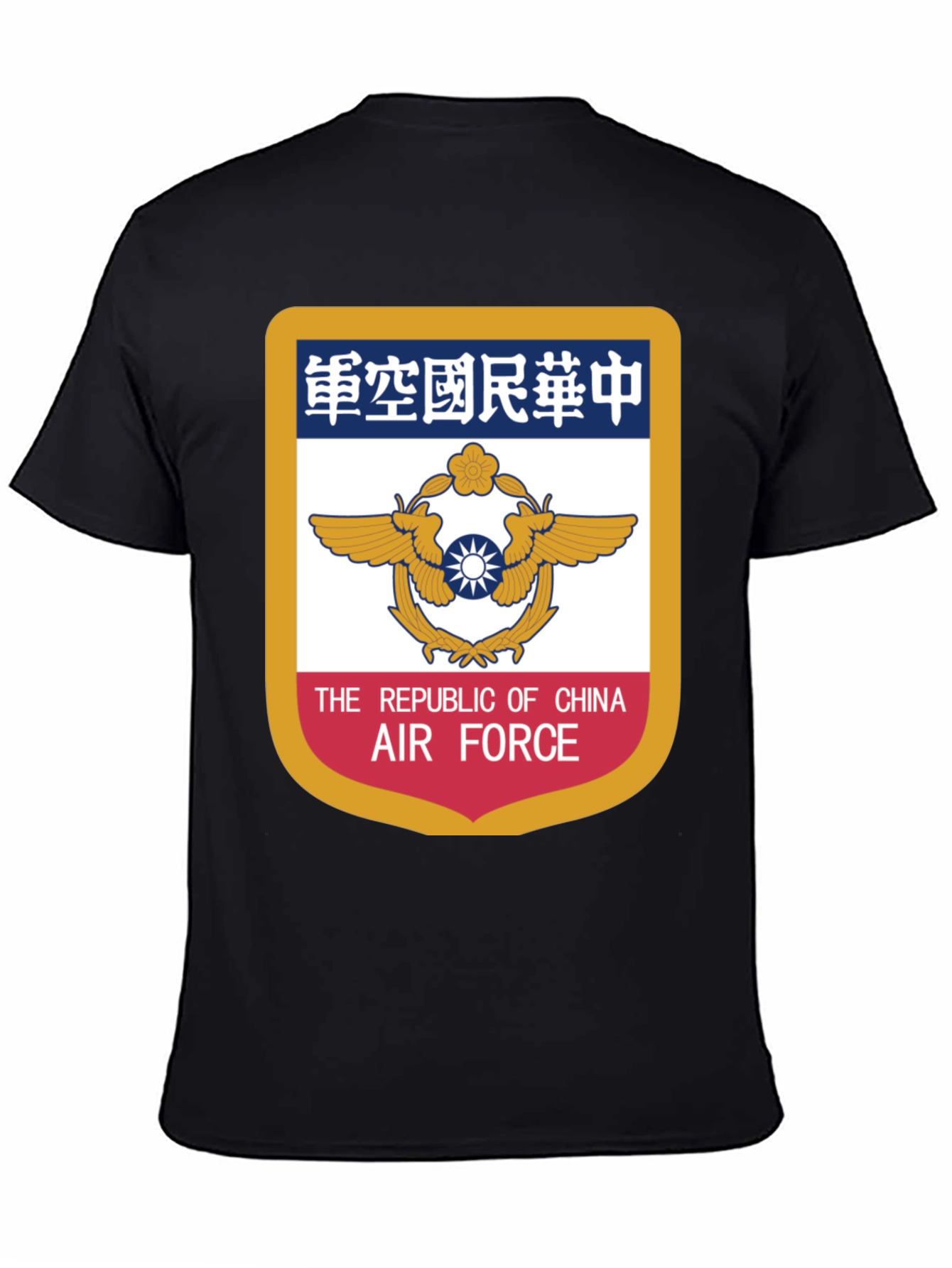 Camiseta Negra Fuerza Aérea República de China