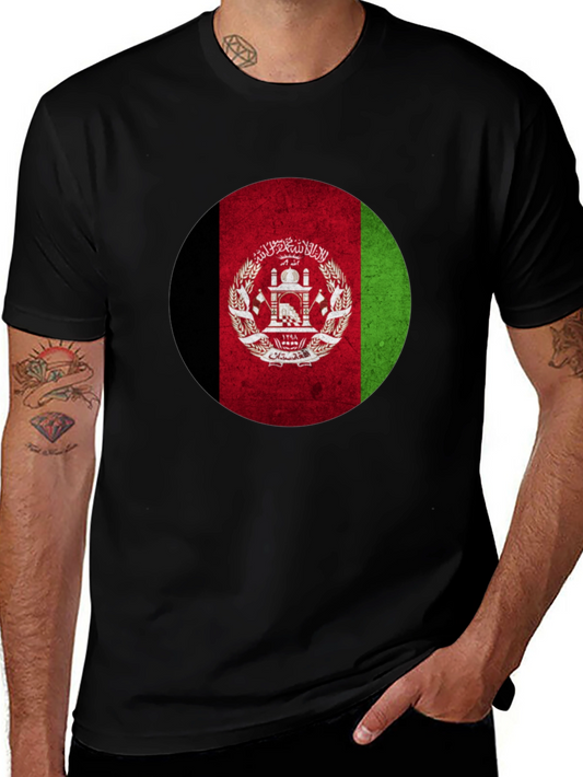 Camiseta Hombre Diseño Bandera Afganistán
