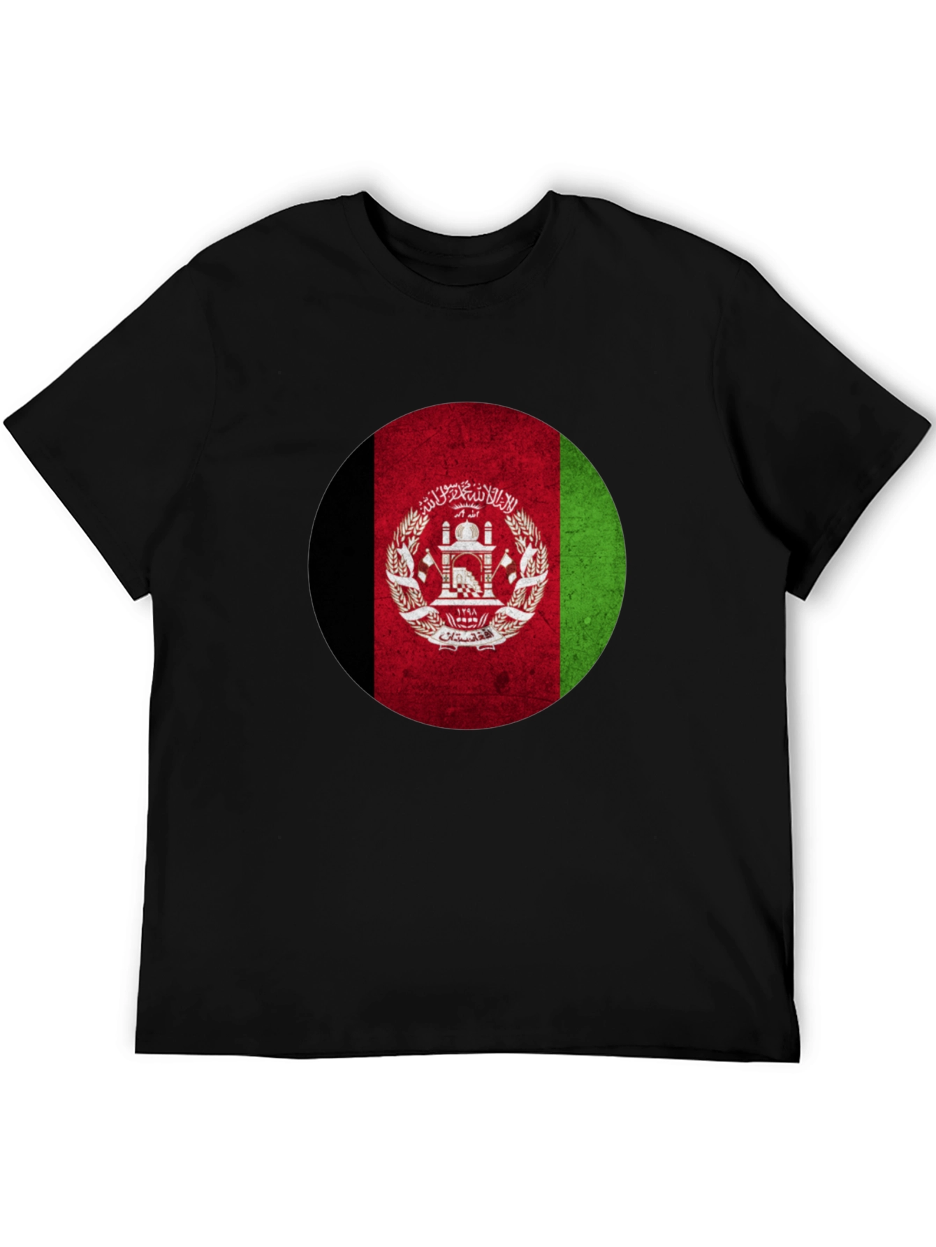 Camiseta Hombre Diseño Bandera Afganistán