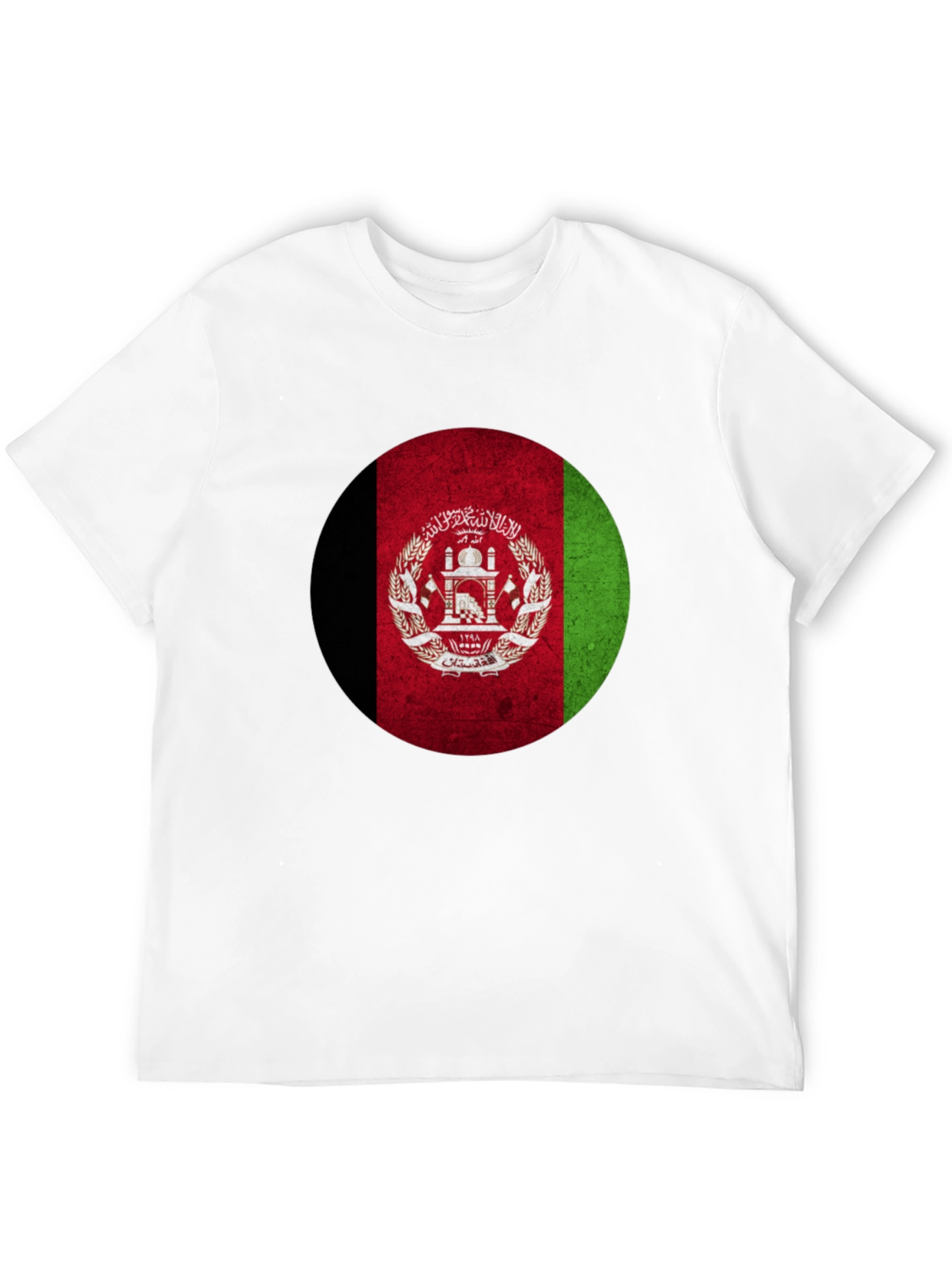 Camiseta Hombre Diseño Bandera Afganistán