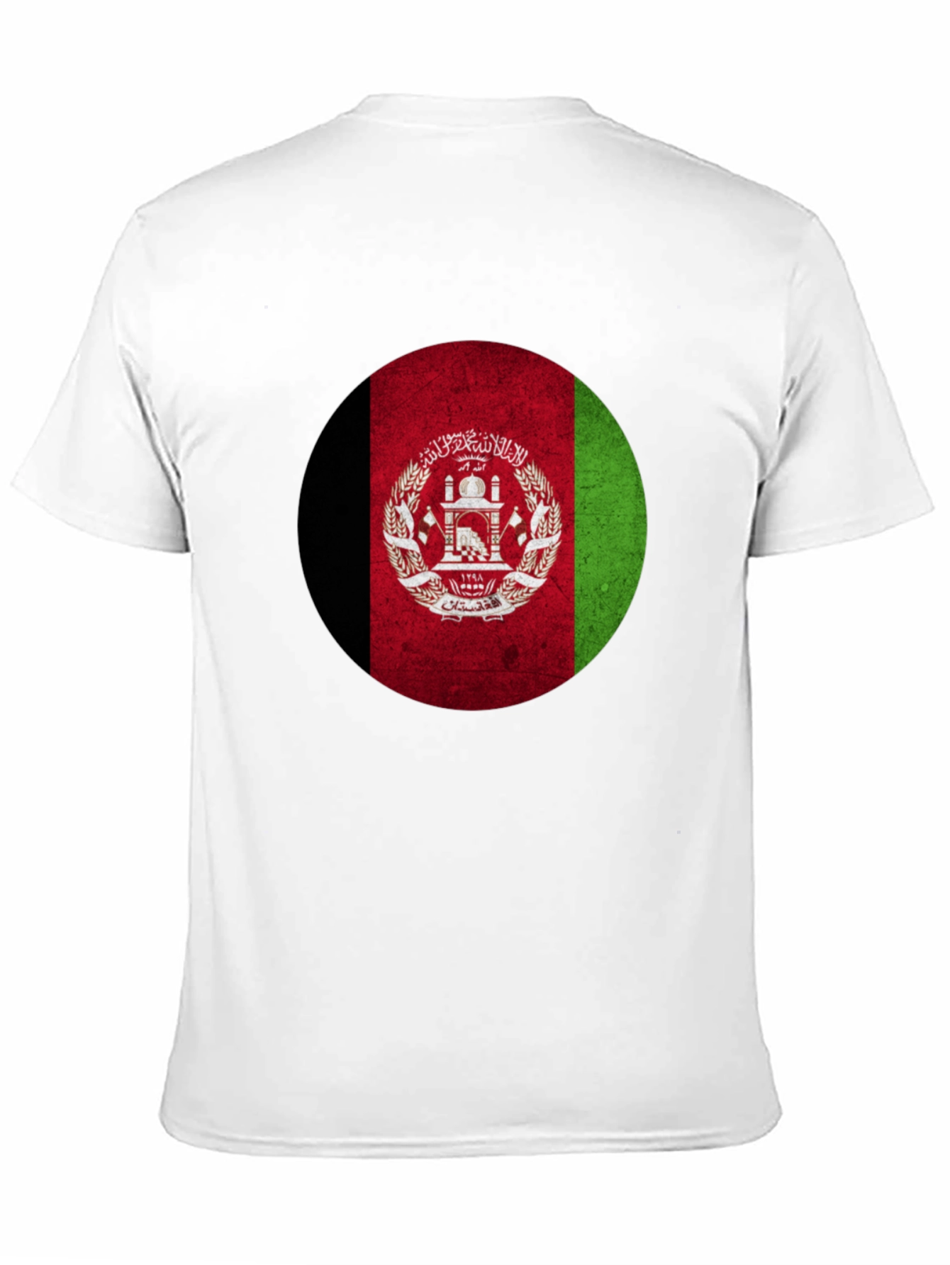 Camiseta Hombre Diseño Bandera Afganistán