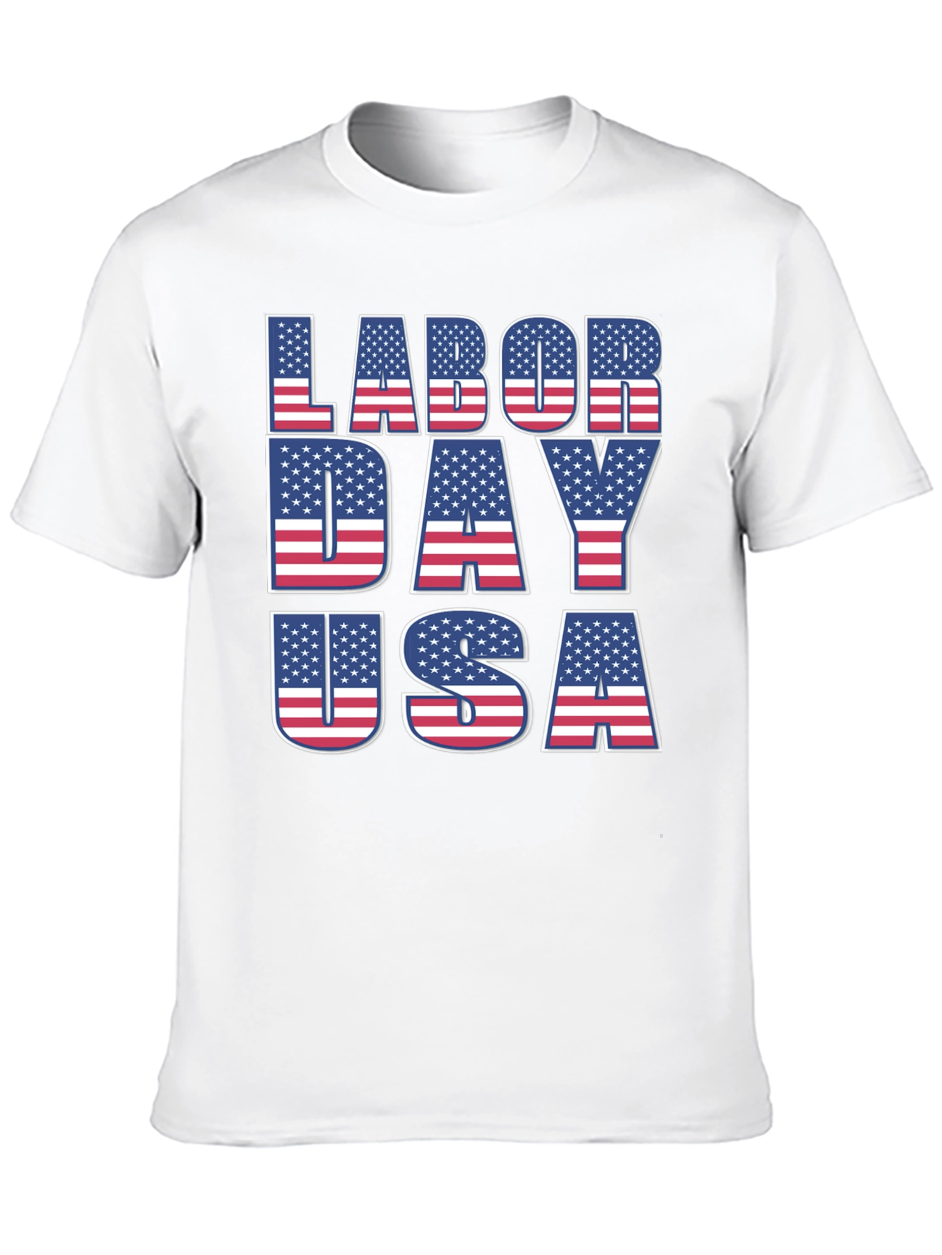 Camiseta Negra Día del Trabajo USA