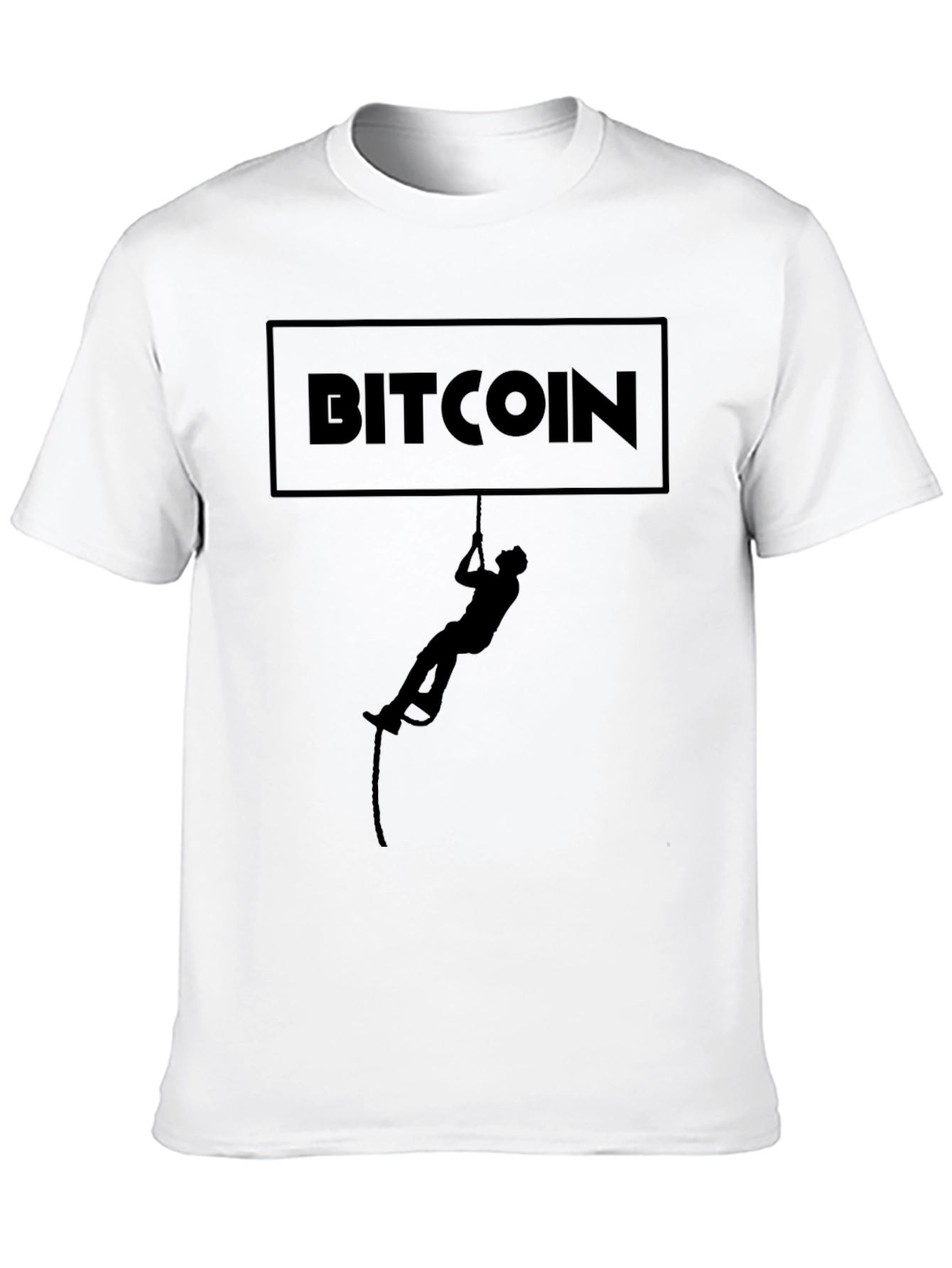 Camiseta Bitcoin Escalador - Crypto con Estilo