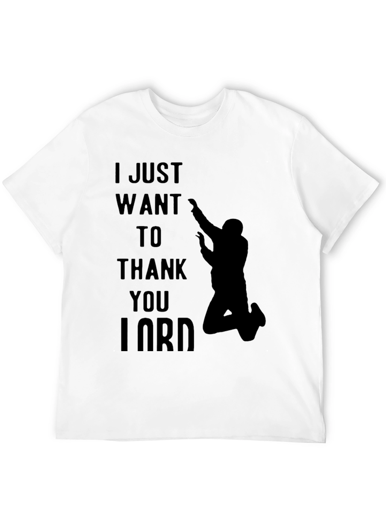 Camiseta Negra: Agradecimiento al Señor