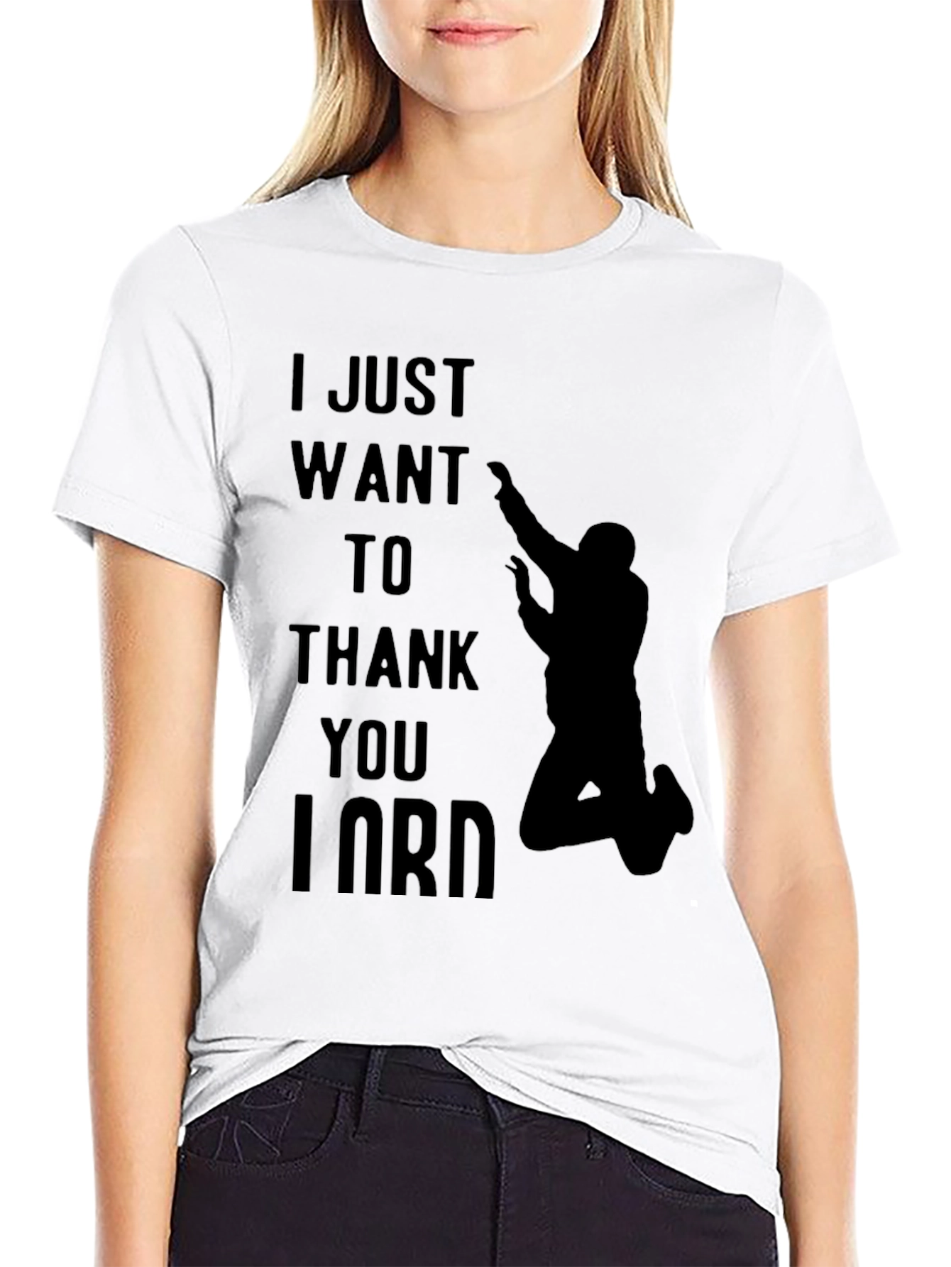 Camiseta Negra: Agradecimiento al Señor