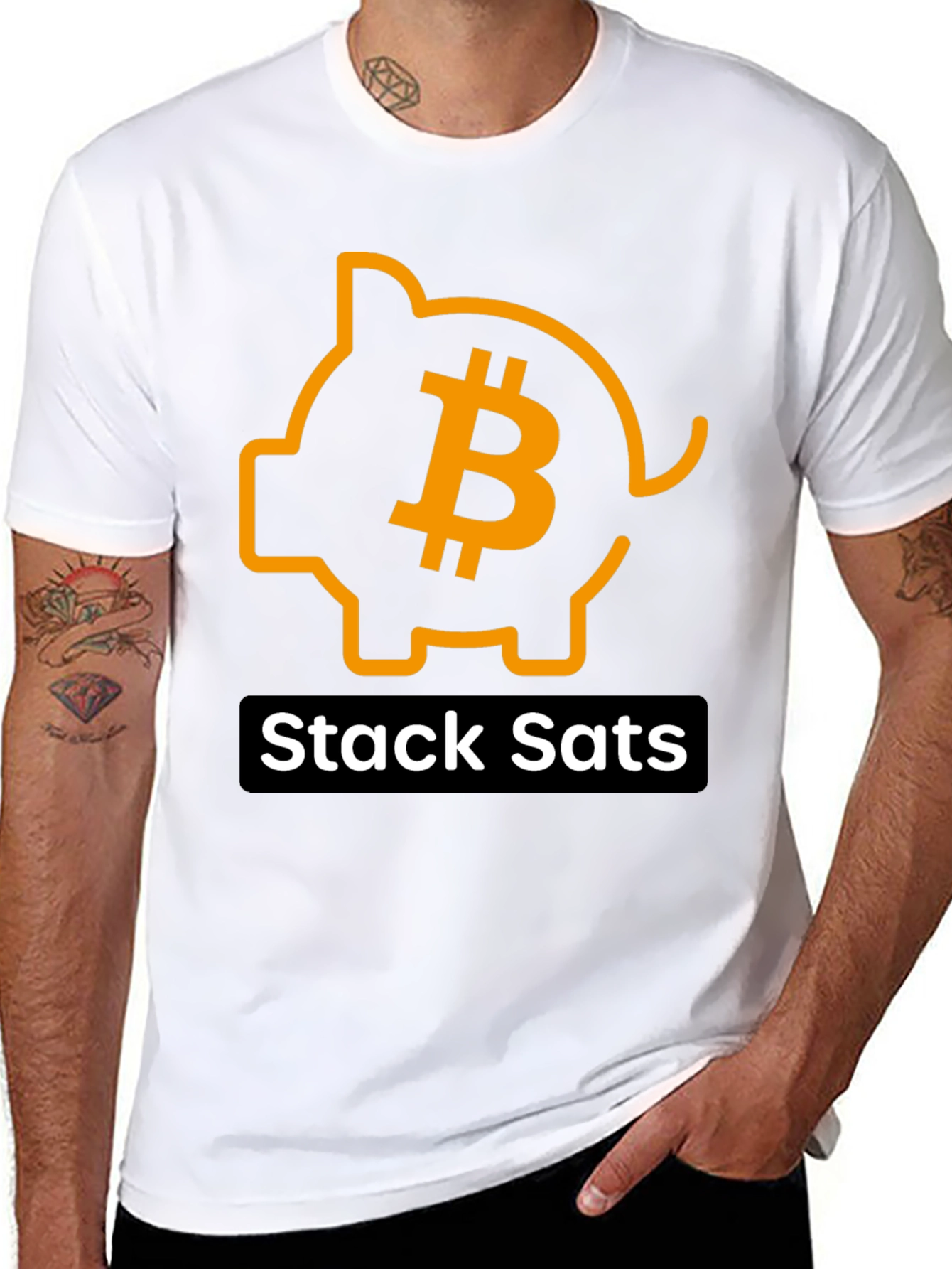 Camiseta Bitcoin Stack Sats