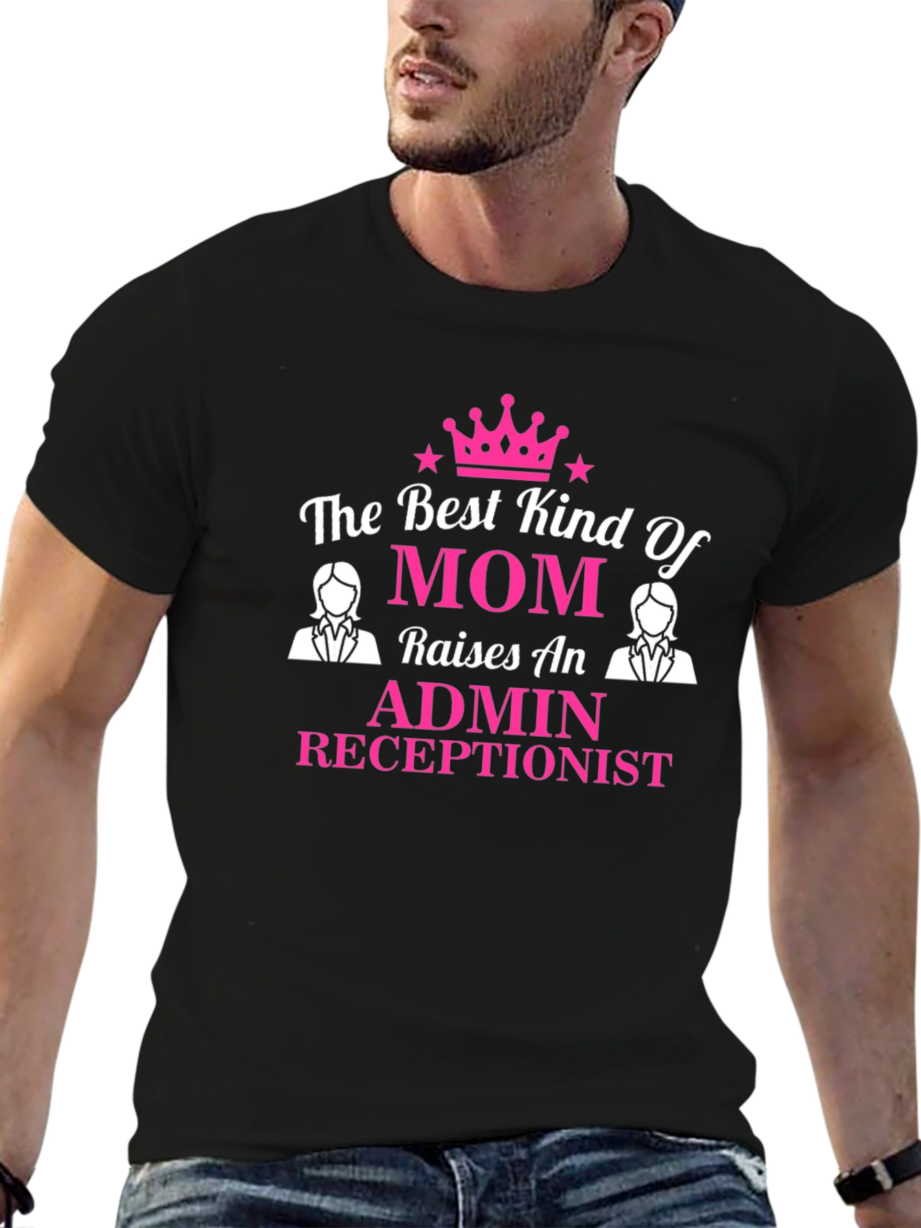Camiseta Mamá Admin Recepcionista