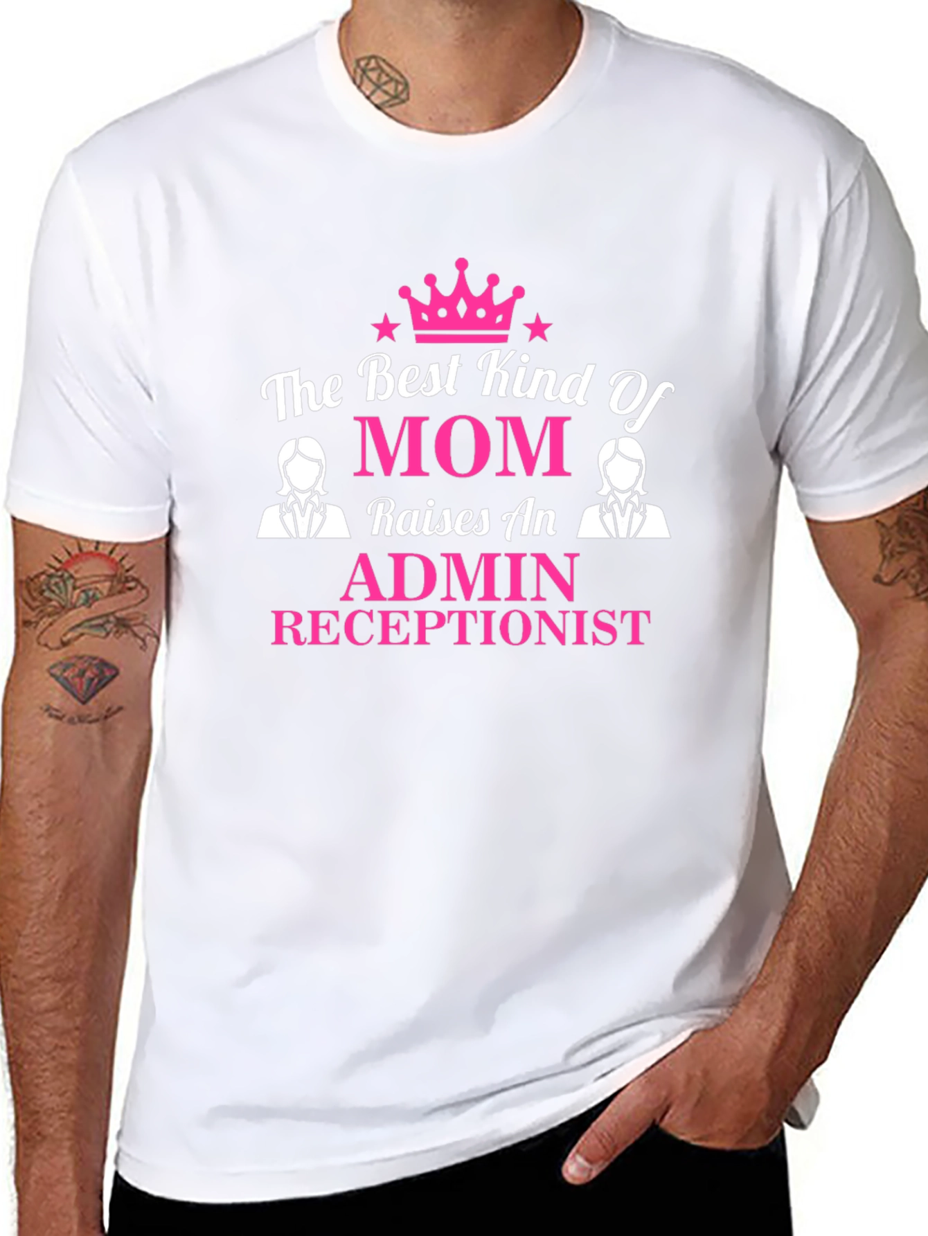 Camiseta Mamá Admin Recepcionista