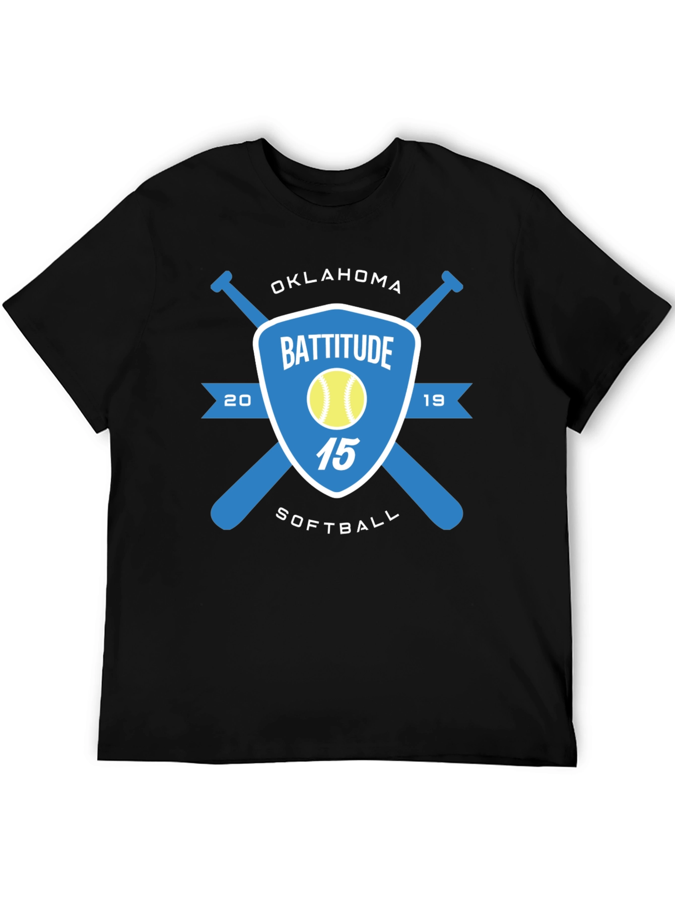 Camiseta Negra de Béisbol Battitude