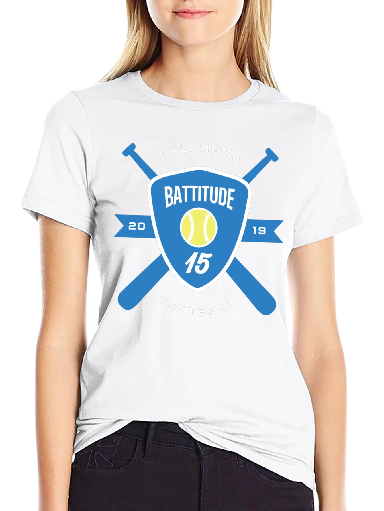 Camiseta Negra de Béisbol Battitude