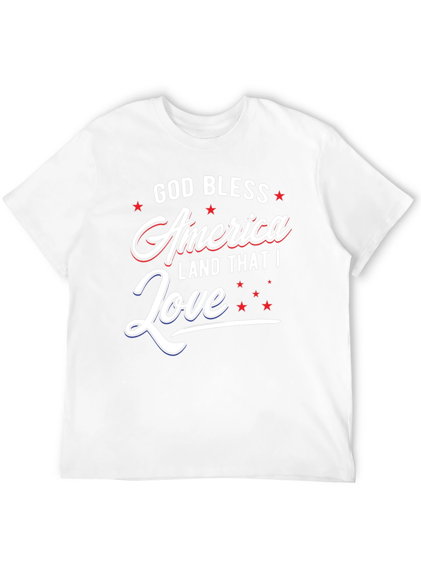 Camiseta patriótica: Dios bendiga América