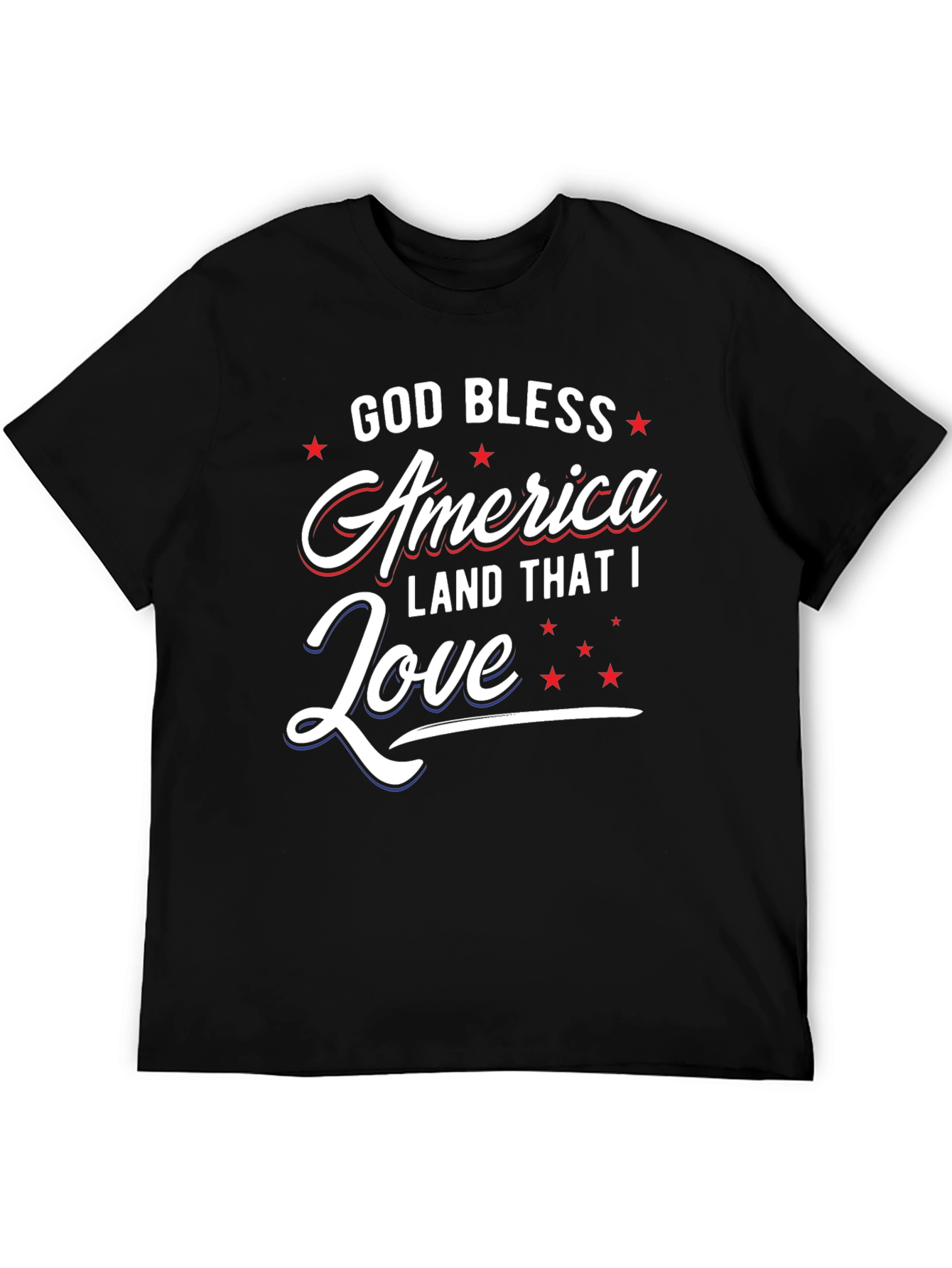 Camiseta patriótica: Dios bendiga América