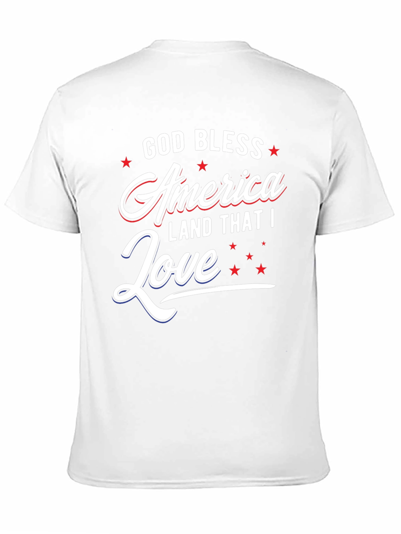 Camiseta patriótica: Dios bendiga América