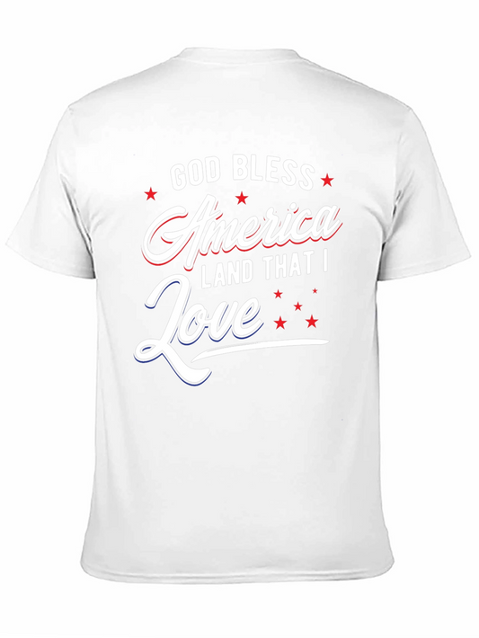 Camiseta patriótica: Dios bendiga América
