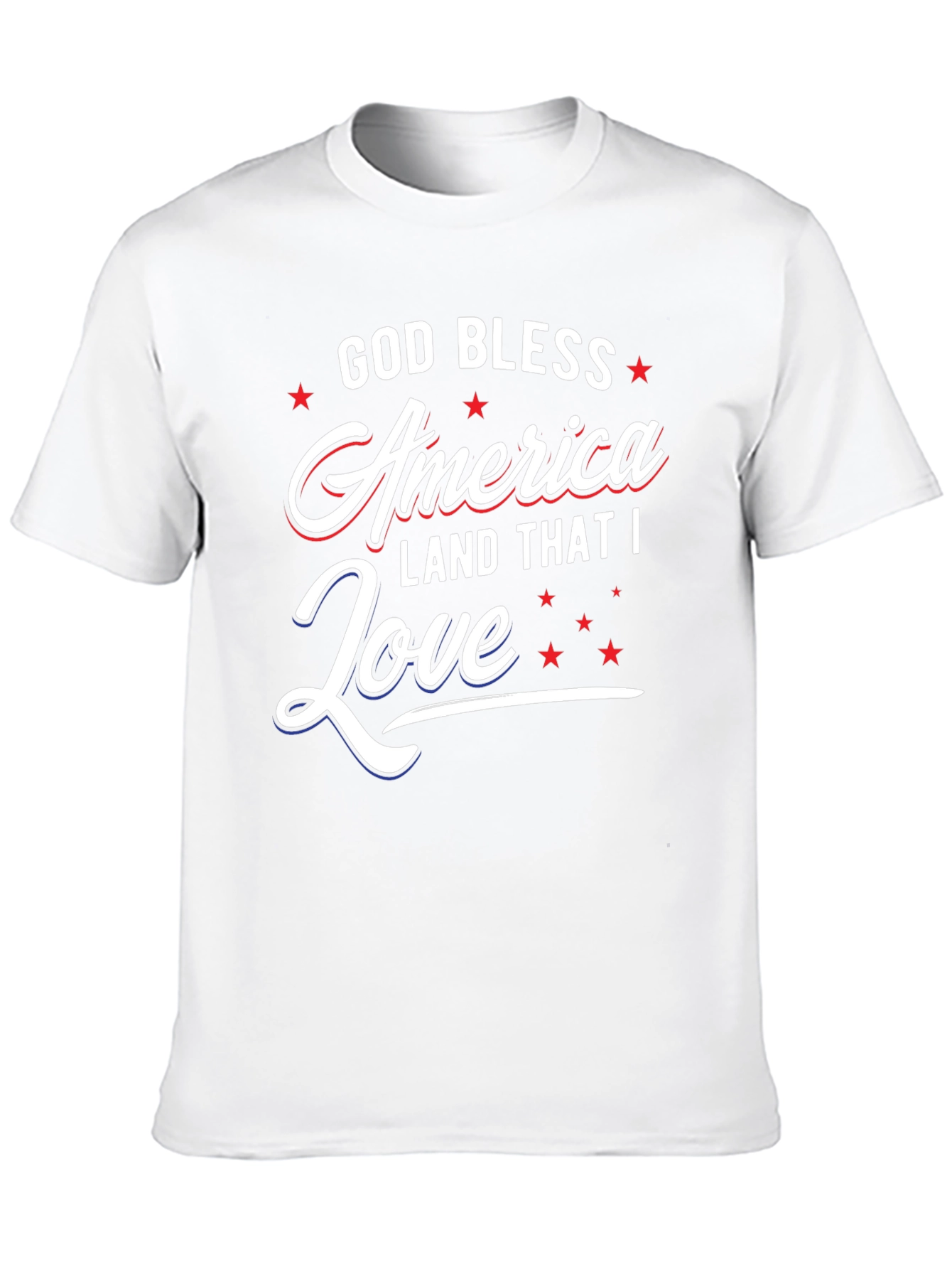 Camiseta patriótica: Dios bendiga América