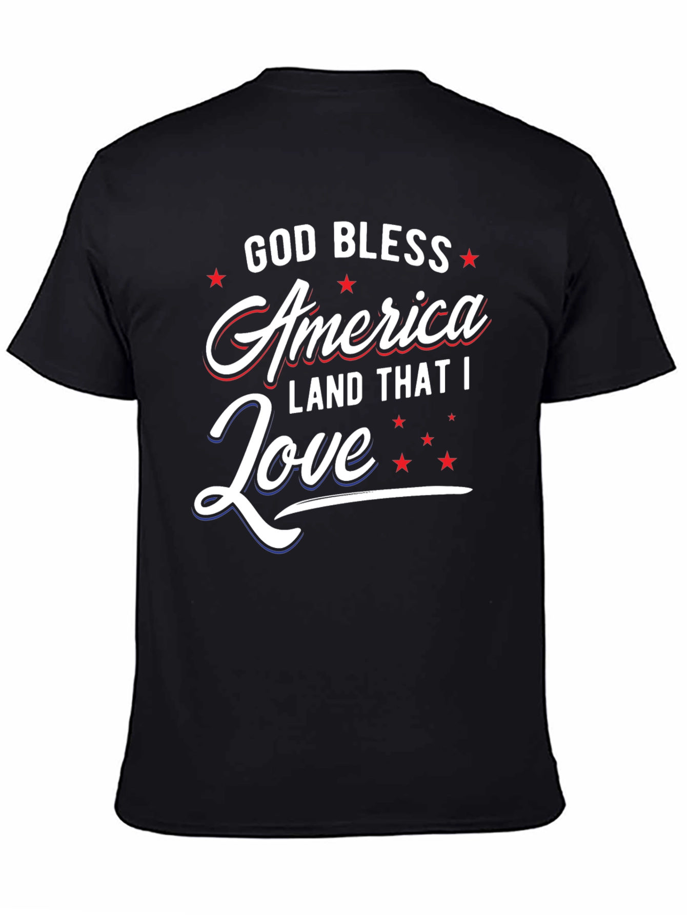 Camiseta patriótica: Dios bendiga América