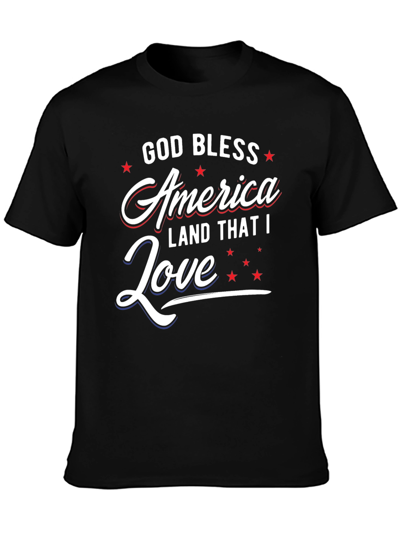 Camiseta patriótica: Dios bendiga América