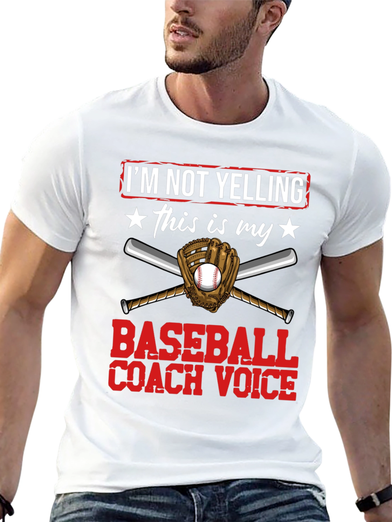 Camiseta Voz de Entrenador de Béisbol
