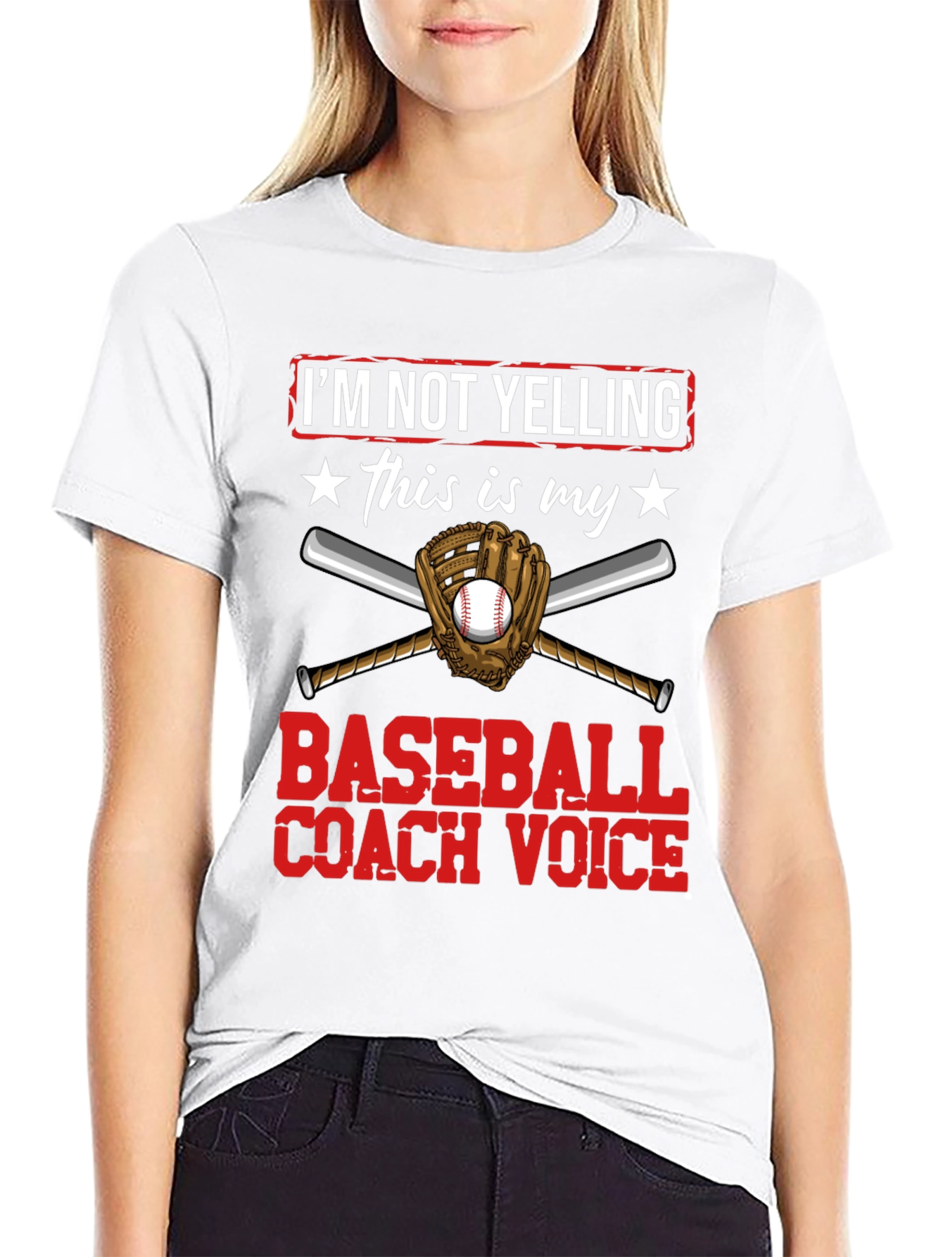 Camiseta Voz de Entrenador de Béisbol