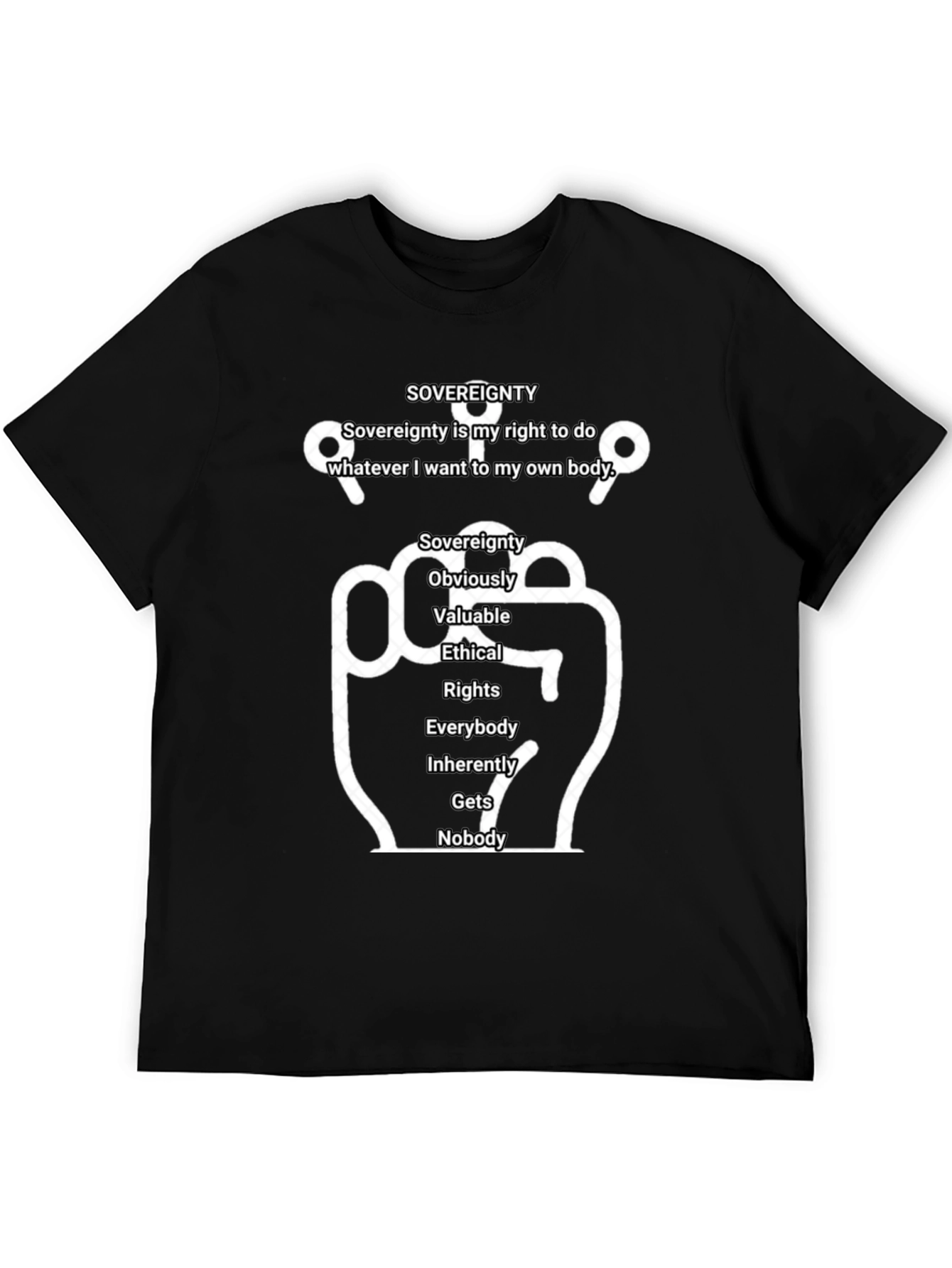 Camiseta con Diseño Gráfico SOVEREIGNTY