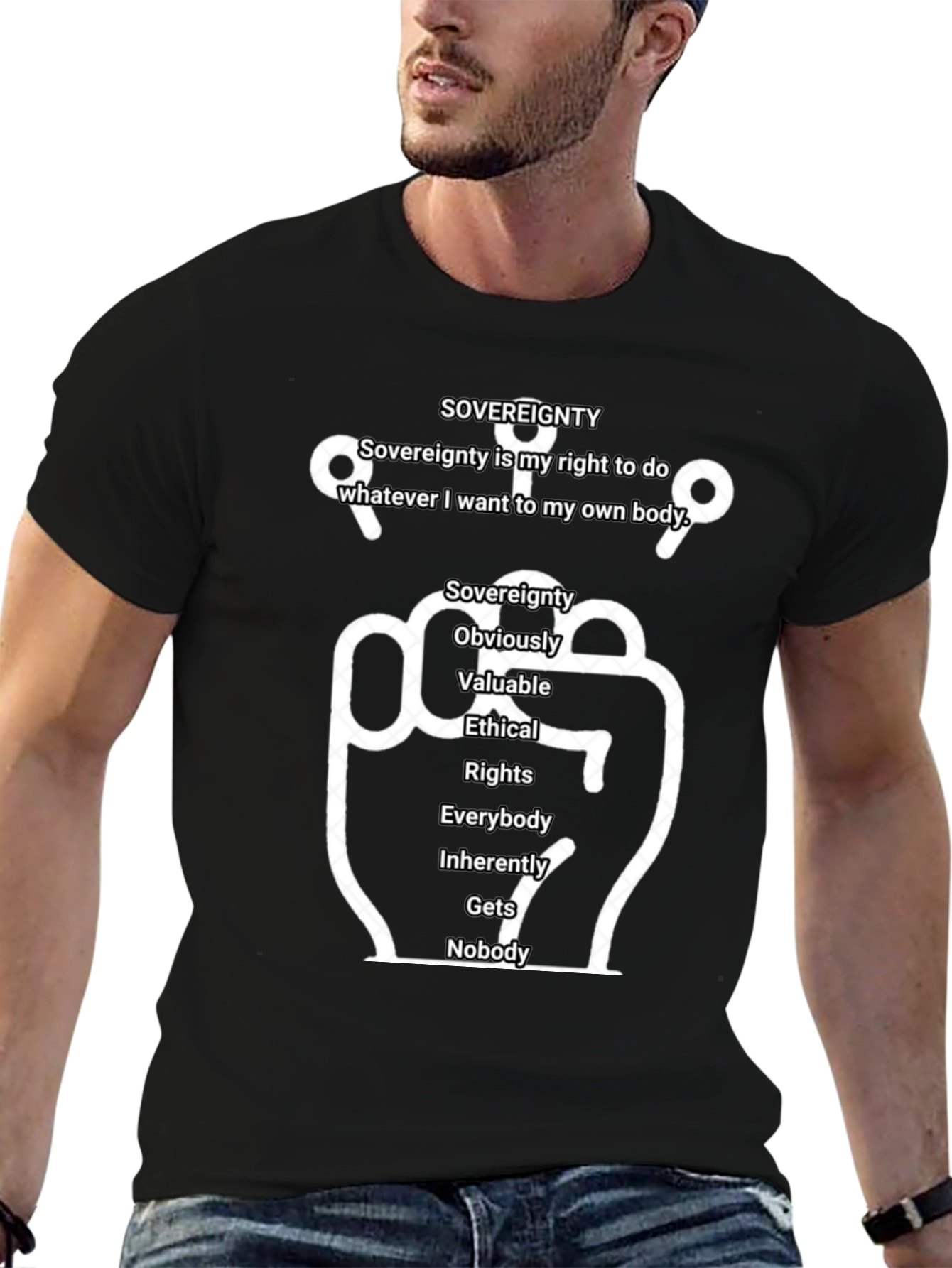 Camiseta con Diseño Gráfico SOVEREIGNTY