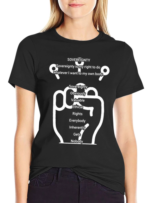 Camiseta con Diseño Gráfico SOVEREIGNTY