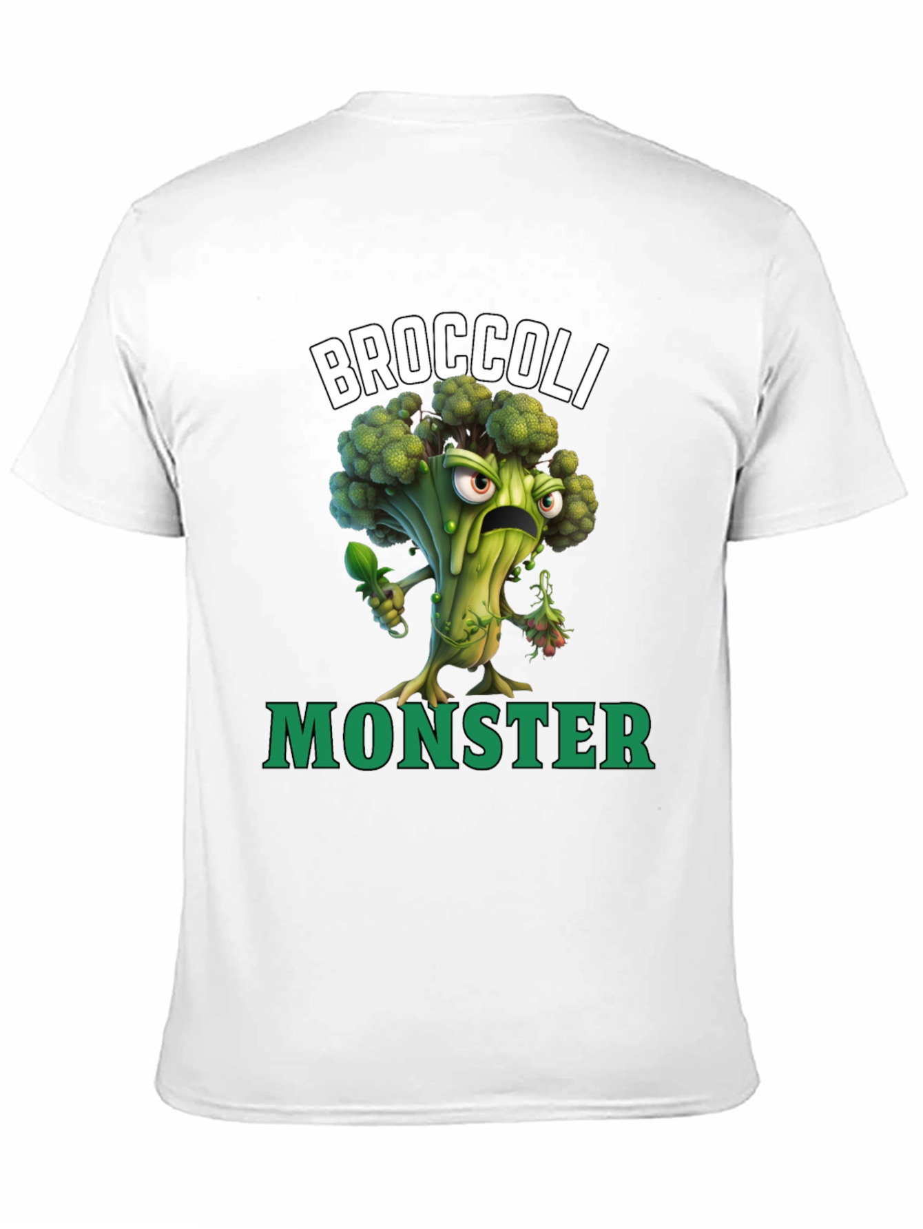 Camiseta Broccoli Monster - Divertida y Original