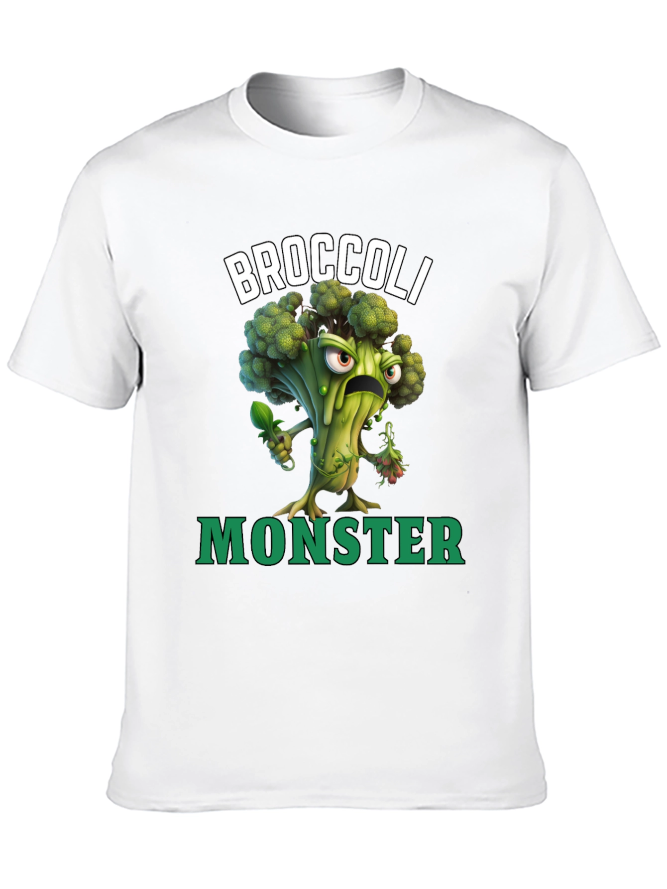 Camiseta Broccoli Monster - Divertida y Original