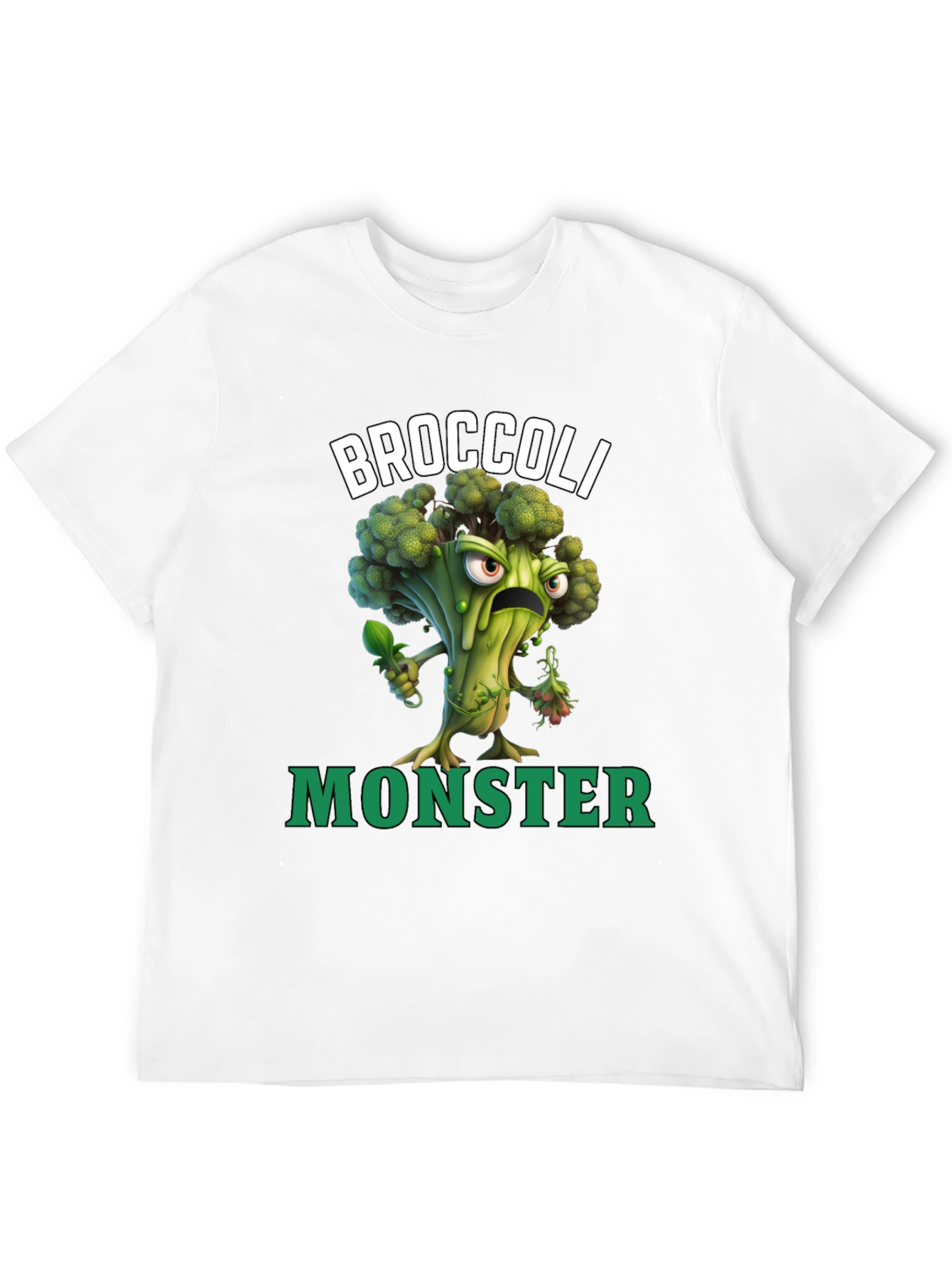 Camiseta Broccoli Monster - Divertida y Original