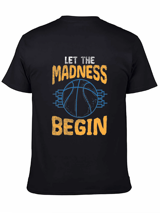 Camiseta Negra Let The Madness Begin Baloncesto