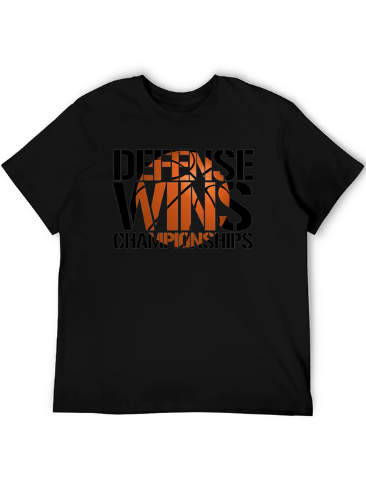 Camiseta Negra Defensa Campeonatos