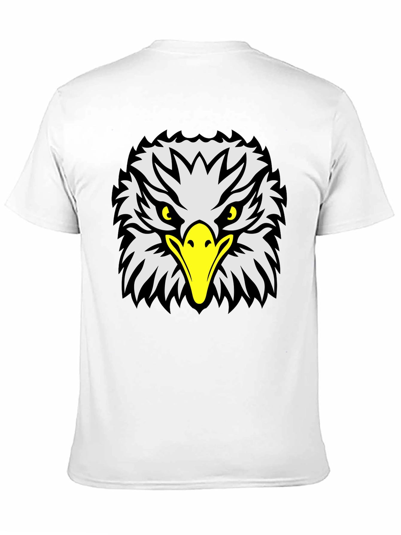 Camiseta Hombre Negra con Estampado Águila