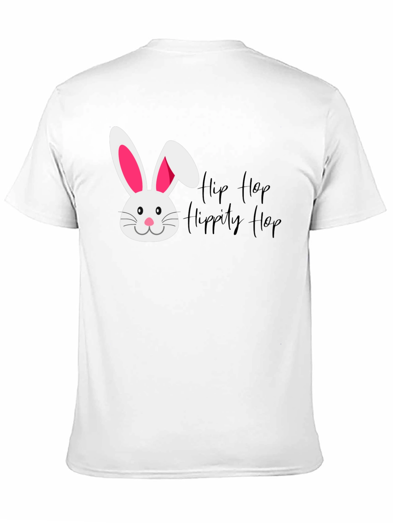Camiseta Negra Conejo Hip Hop Hippity Hop Pascua