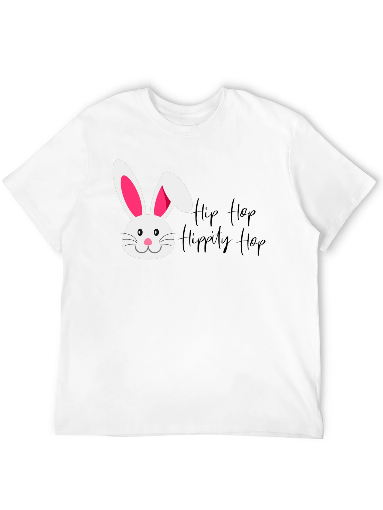 Camiseta Negra Conejo Hip Hop Hippity Hop Pascua