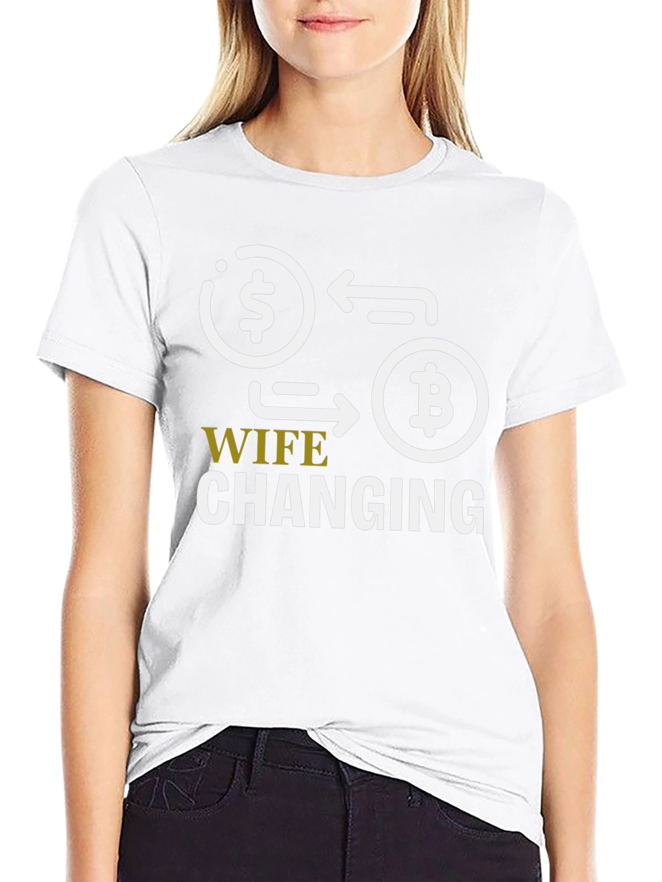 Camiseta Bitcoin: Wife Changing