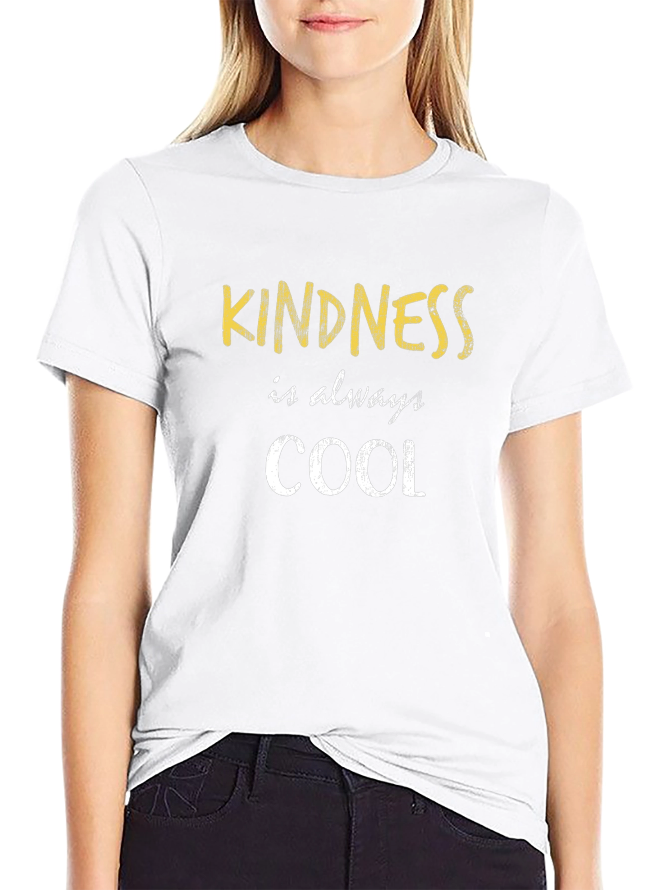Camiseta Negra Kindness is always COOL