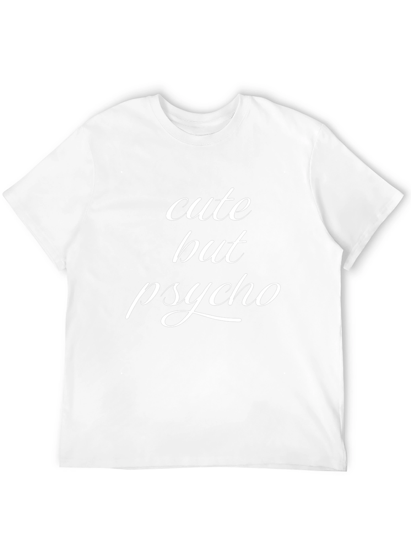 Camiseta Negra Cute But Psycho para Hombre